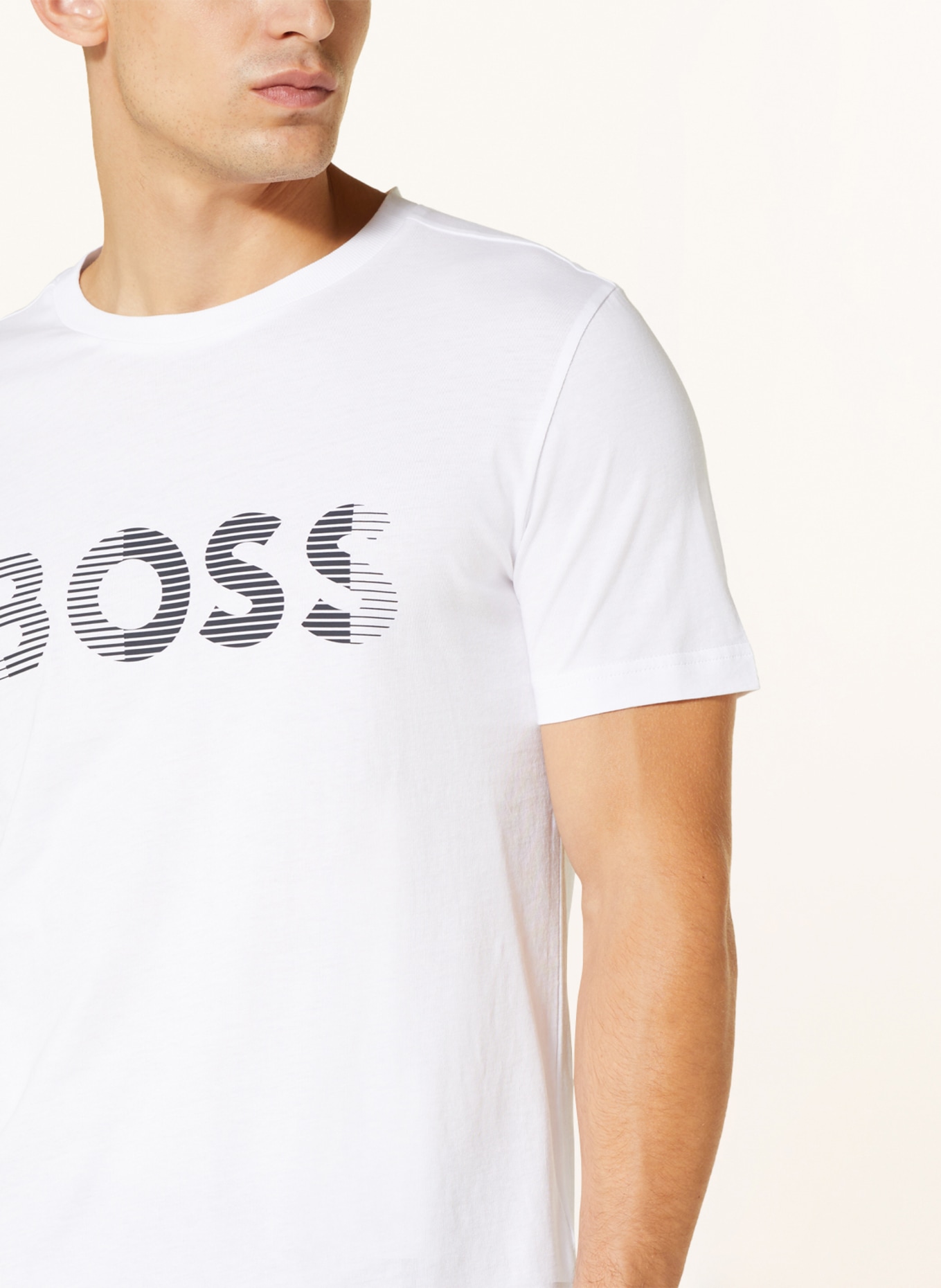 BOSS T-Shirt, Farbe: WEISS (Bild 4)