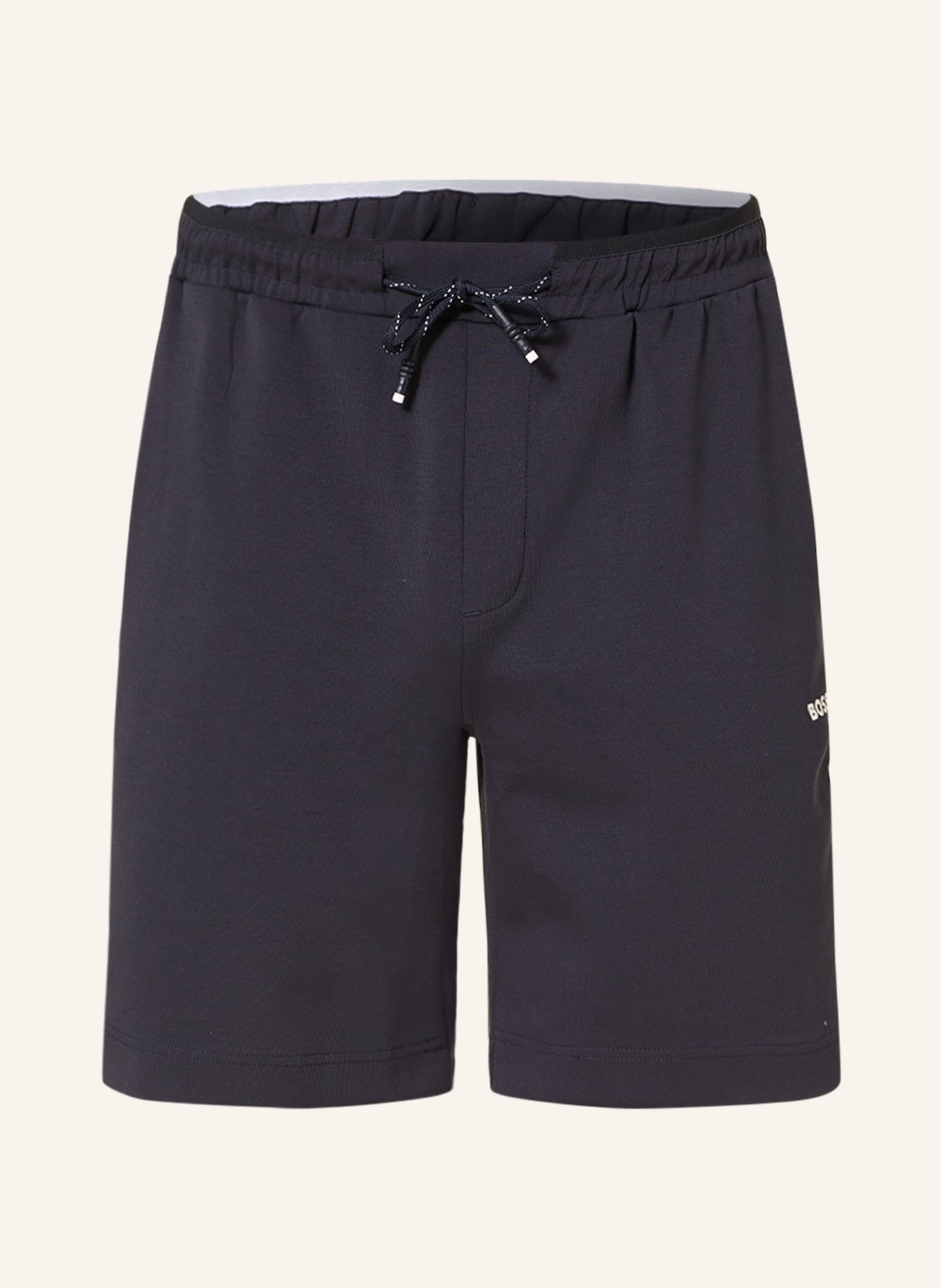 BOSS Shorts HEADLO with tuxedo stripe, Color: DARK BLUE (Image 1)