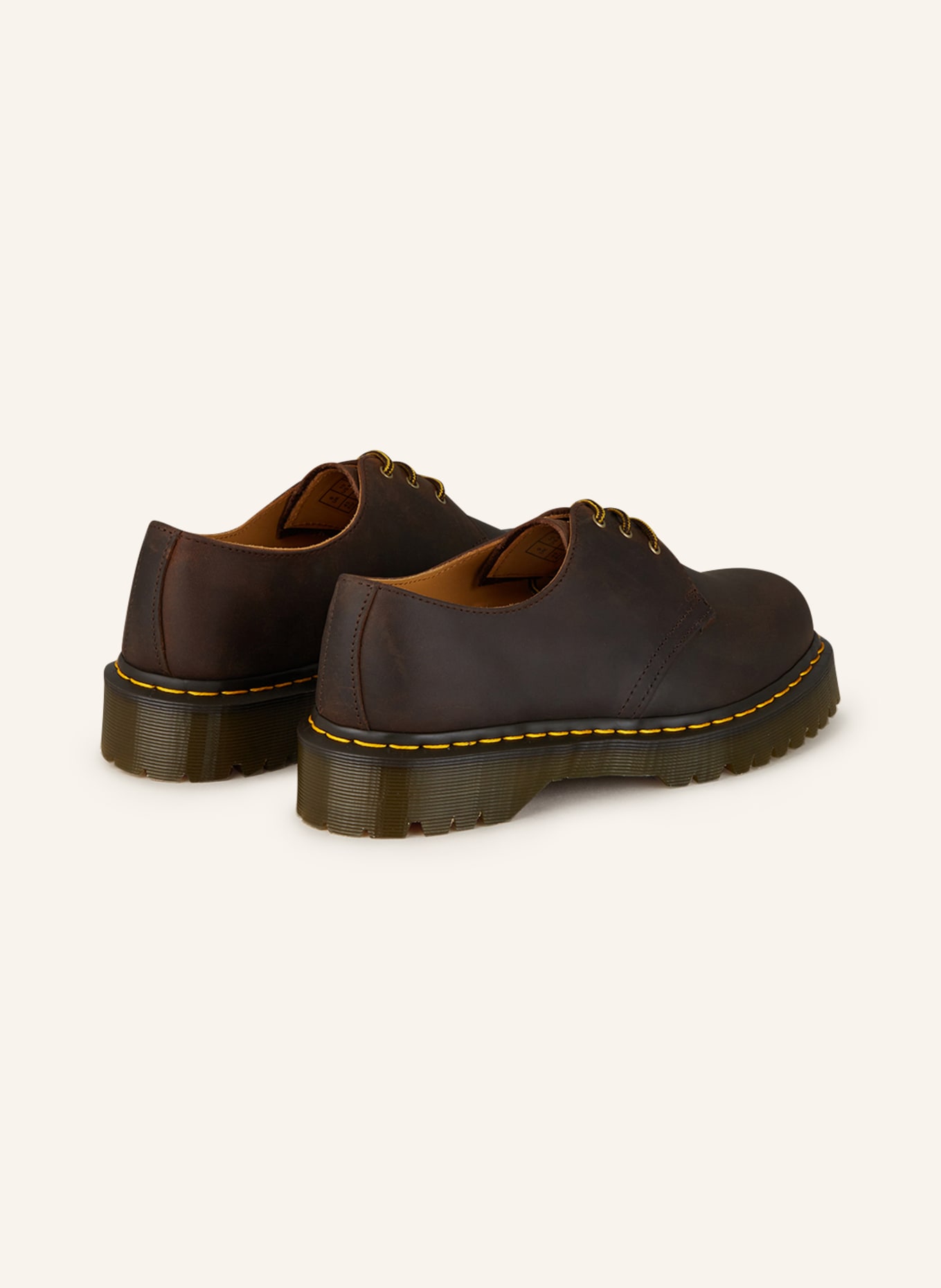 Dr. Martens Lace-up shoes 1461 BEX 3 EYE, Color: DARK BROWN (Image 2)