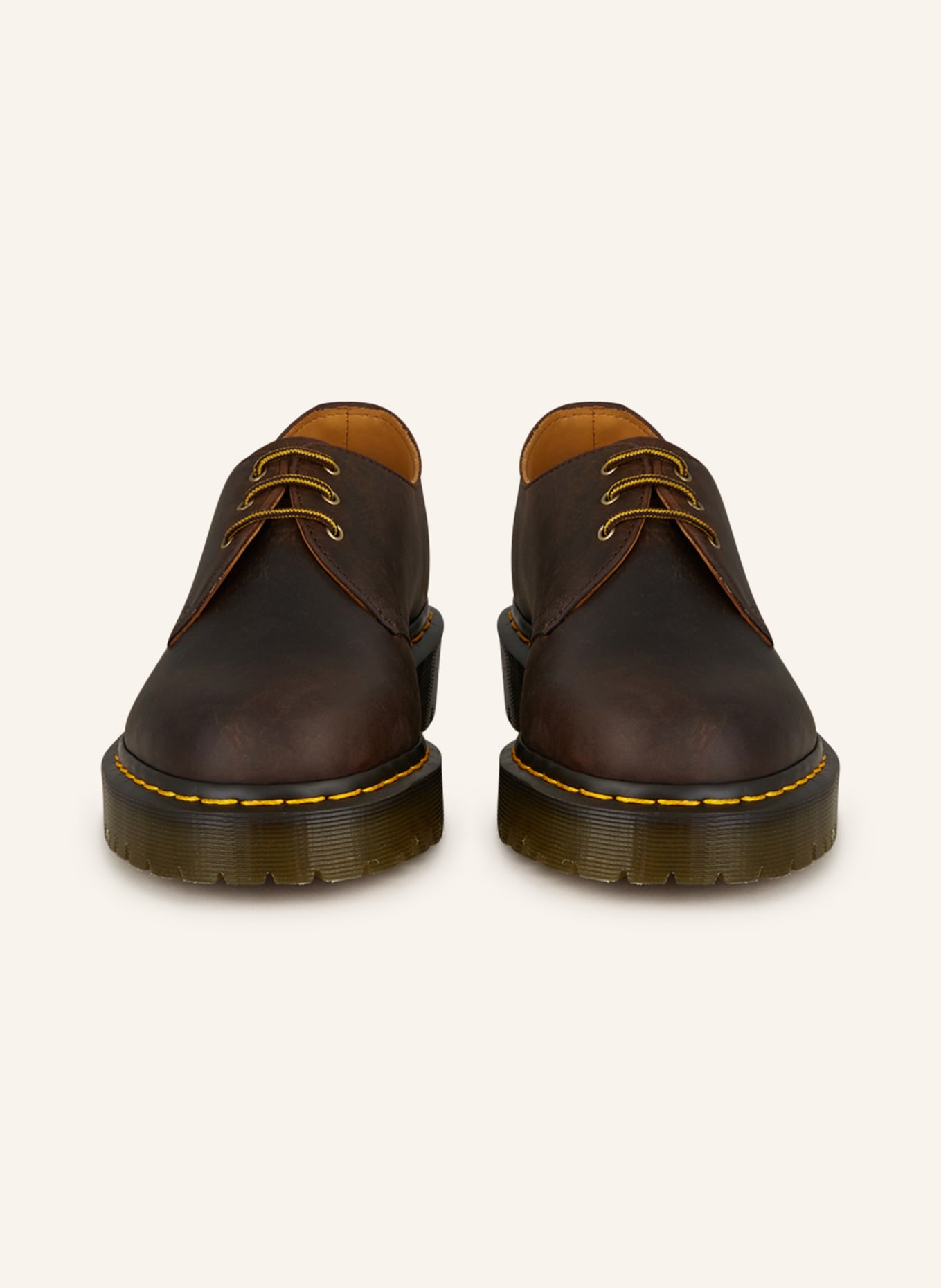 Dr. Martens Lace-up shoes 1461 BEX 3 EYE, Color: DARK BROWN (Image 3)