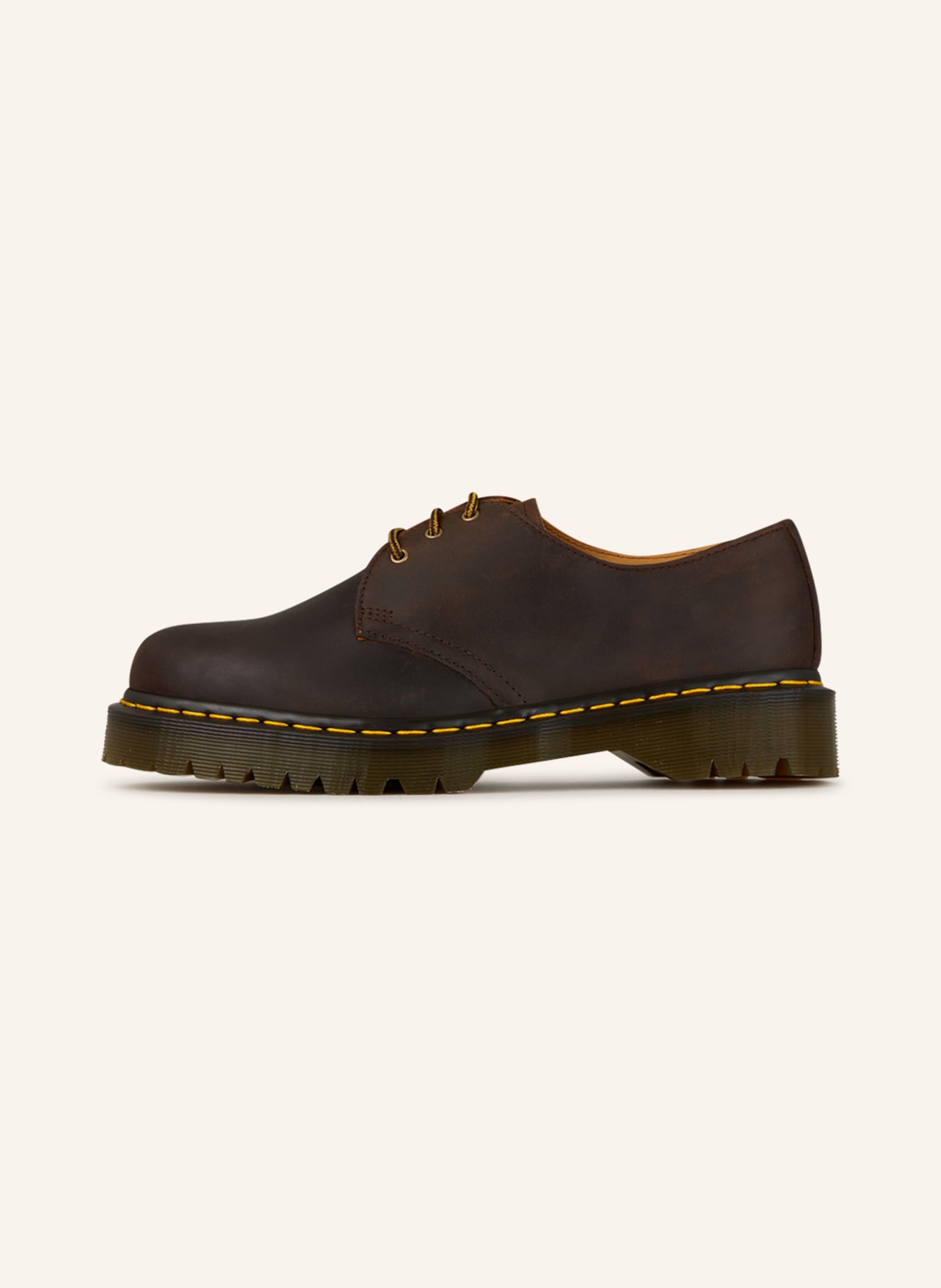 Dr. Martens Lace-up shoes 1461 BEX 3 EYE, Color: DARK BROWN (Image 4)