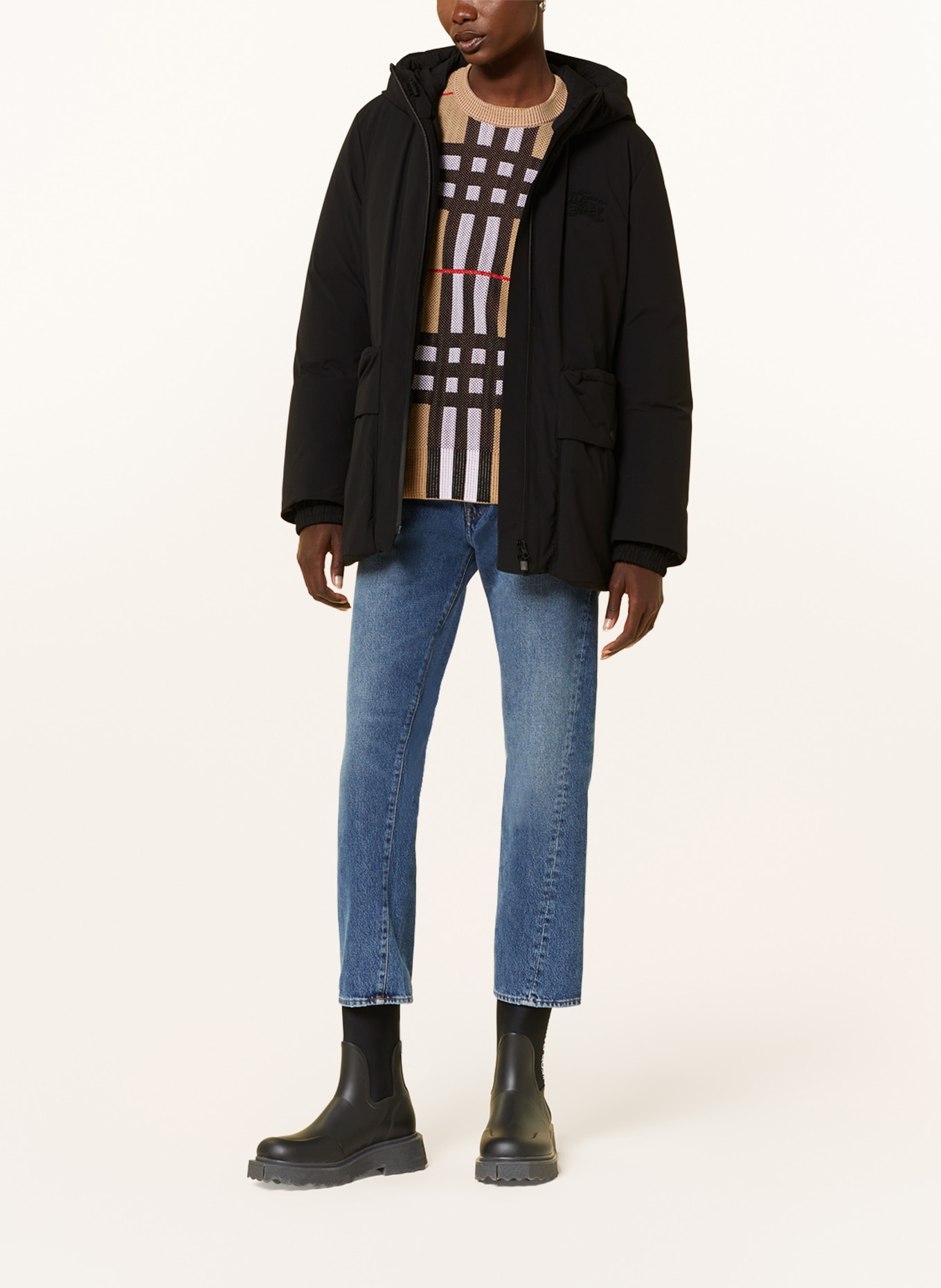 BURBERRY Down jacket ARLEBROOK, Color: BLACK (Image 2)