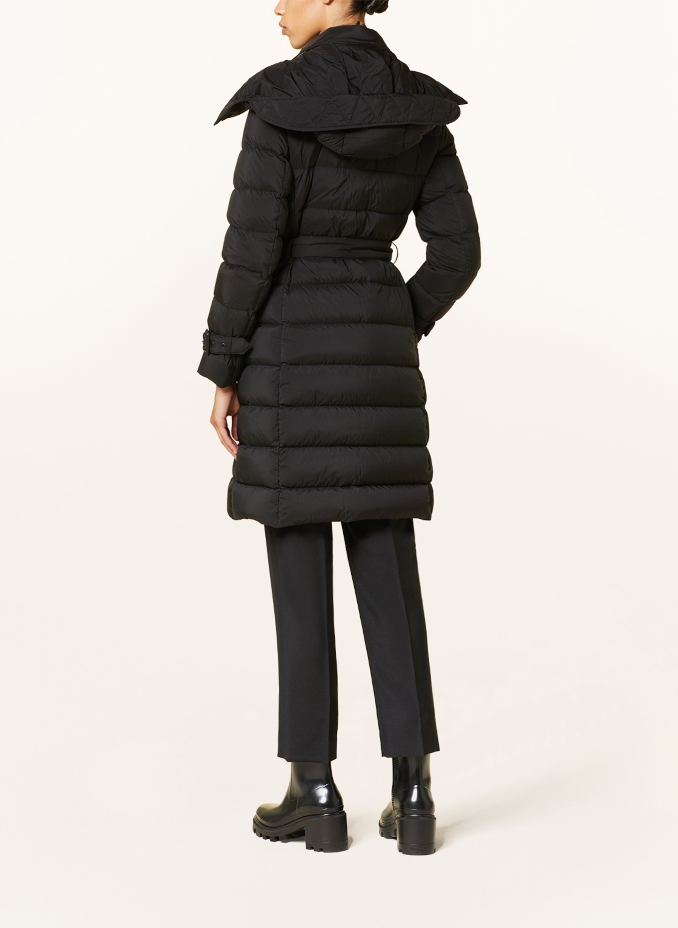 BURBERRY Down coat ASHWICK with detachable hood, Color: BLACK (Image 3)