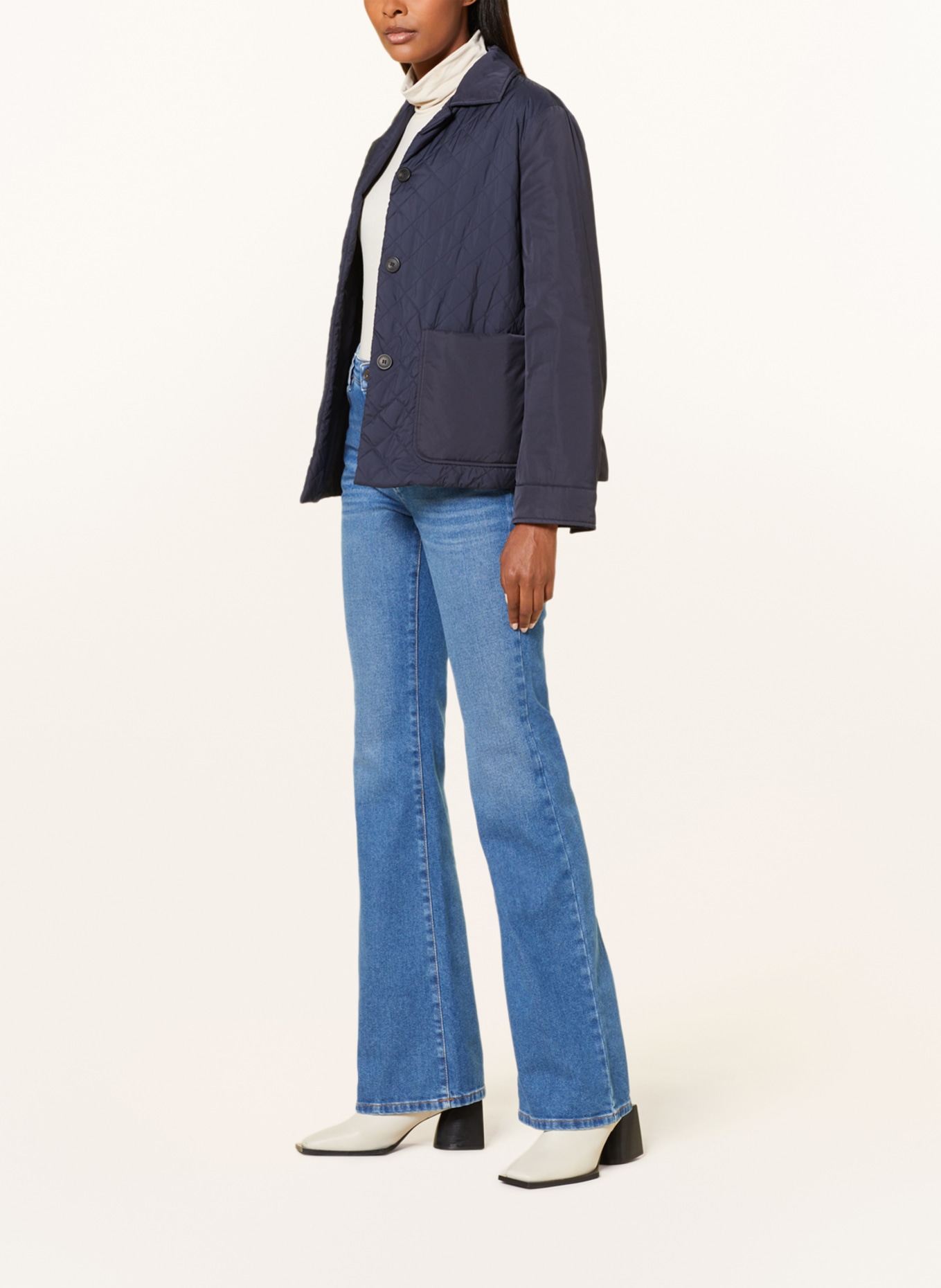 WEEKEND MaxMara Flared Jeans PALO, Farbe: 008 NAVY (Bild 4)