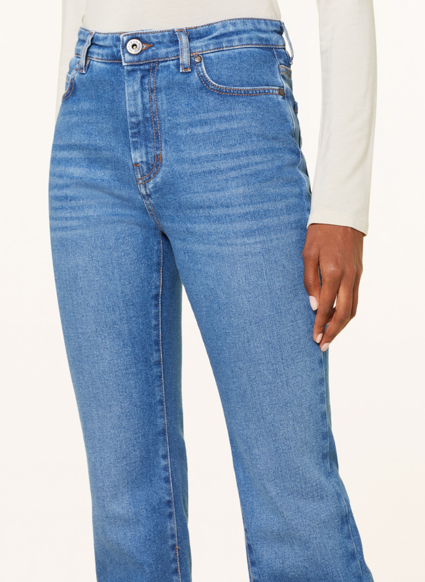 WEEKEND MaxMara Flared Jeans PALO, Farbe: 008 NAVY (Bild 5)