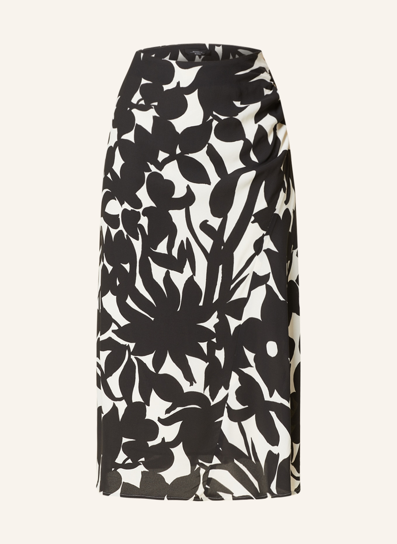 WEEKEND MaxMara Skirt AUGUSTA, Color: BLACK/ WHITE (Image 1)