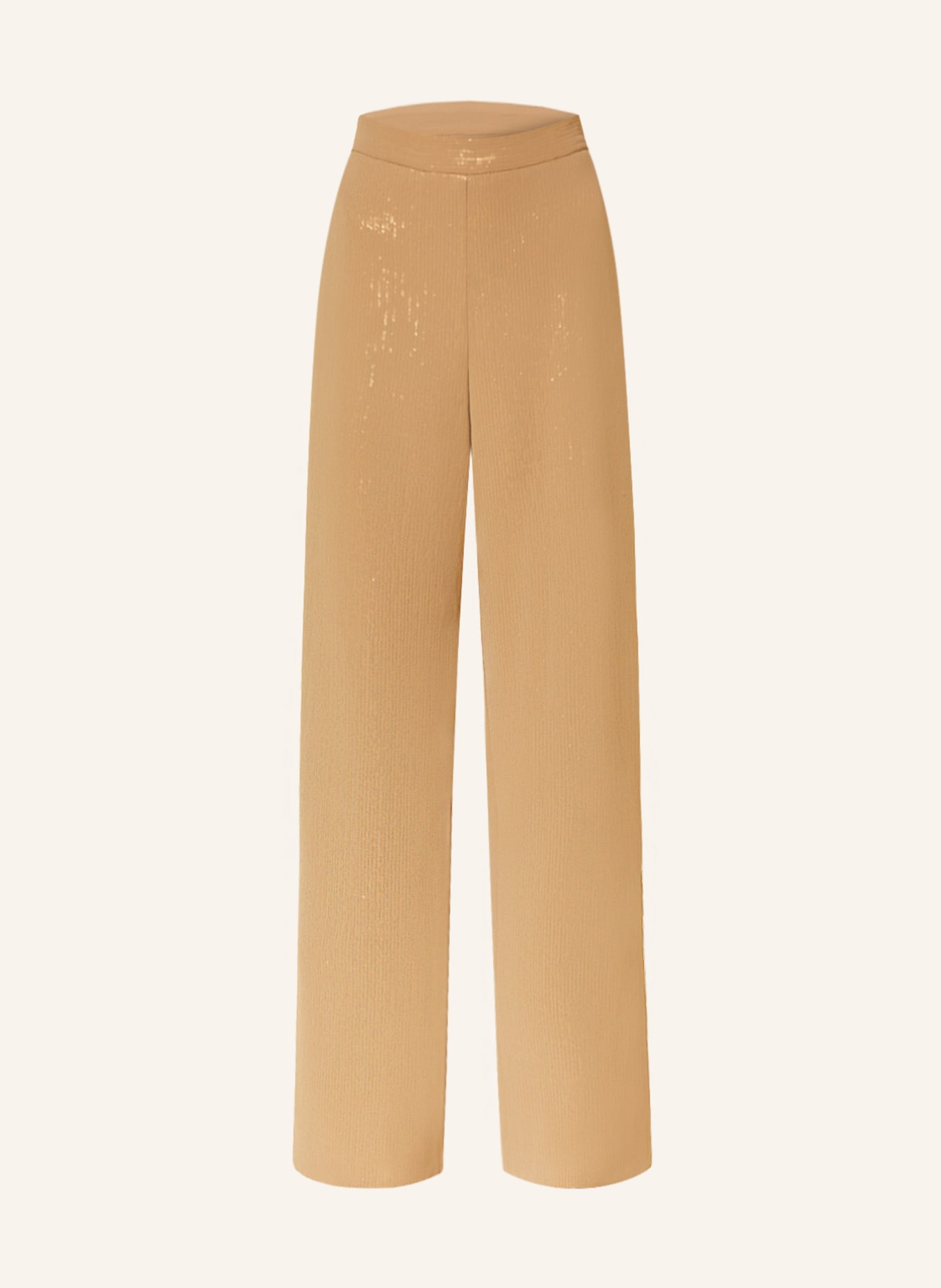 Max Mara Wide leg trousers STELVIO with sequins, Color: CAMEL (Image 1)