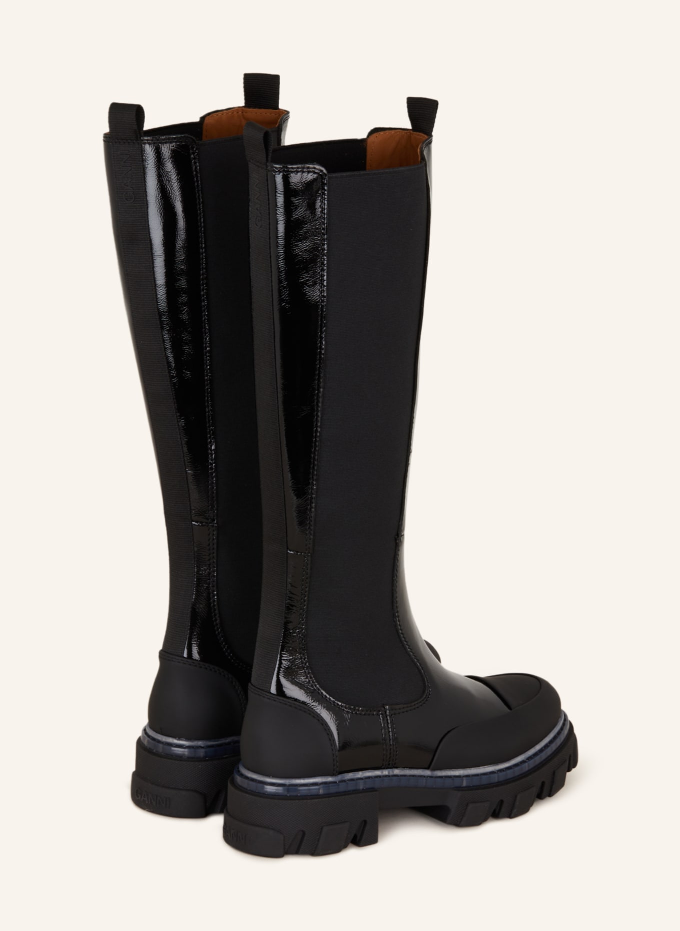 GANNI Chelsea-Boots, Farbe: SCHWARZ (Bild 2)