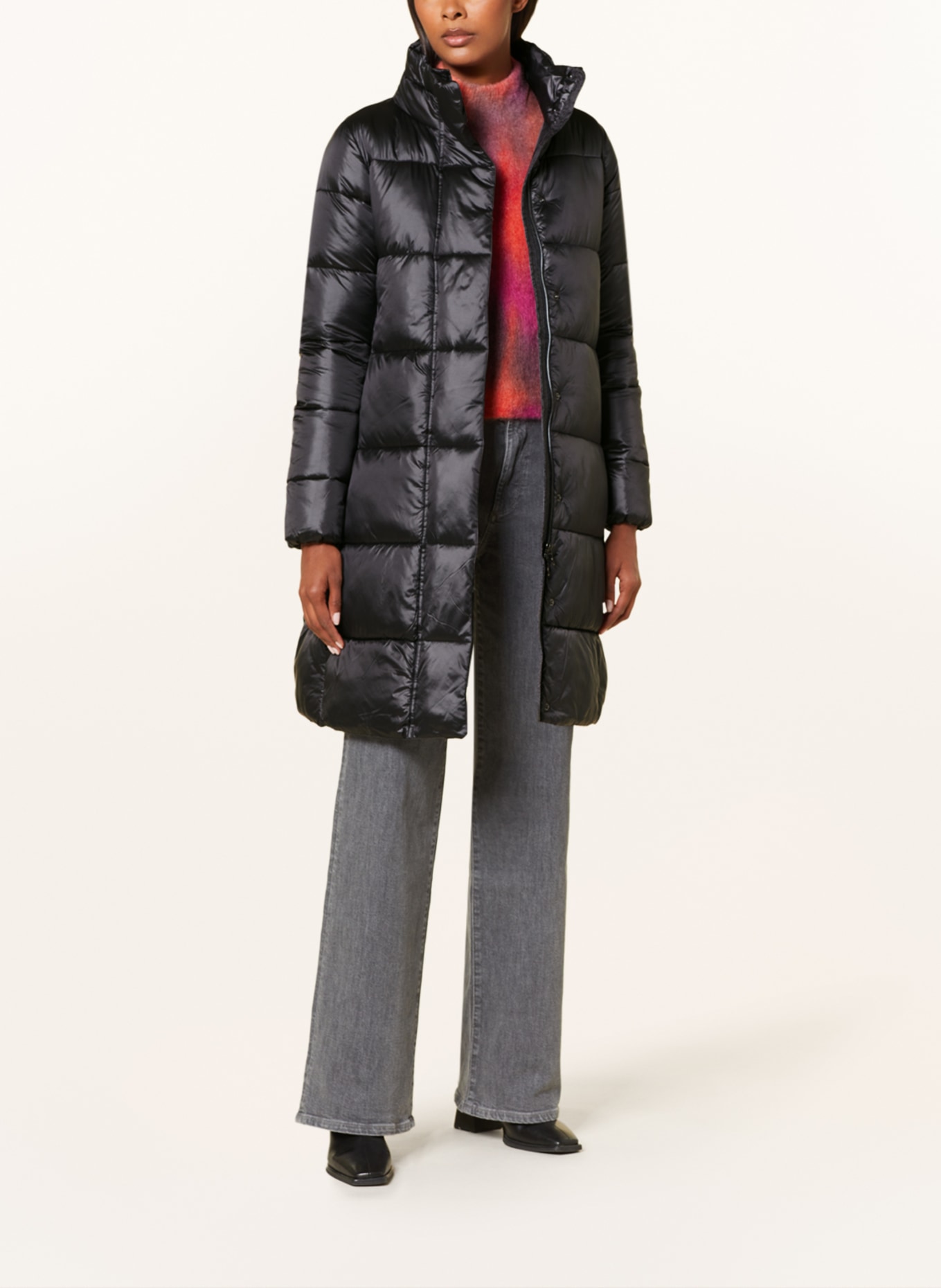 SAVE THE DUCK Quilted coat GLAM ALCEA, Color: BLACK (Image 2)