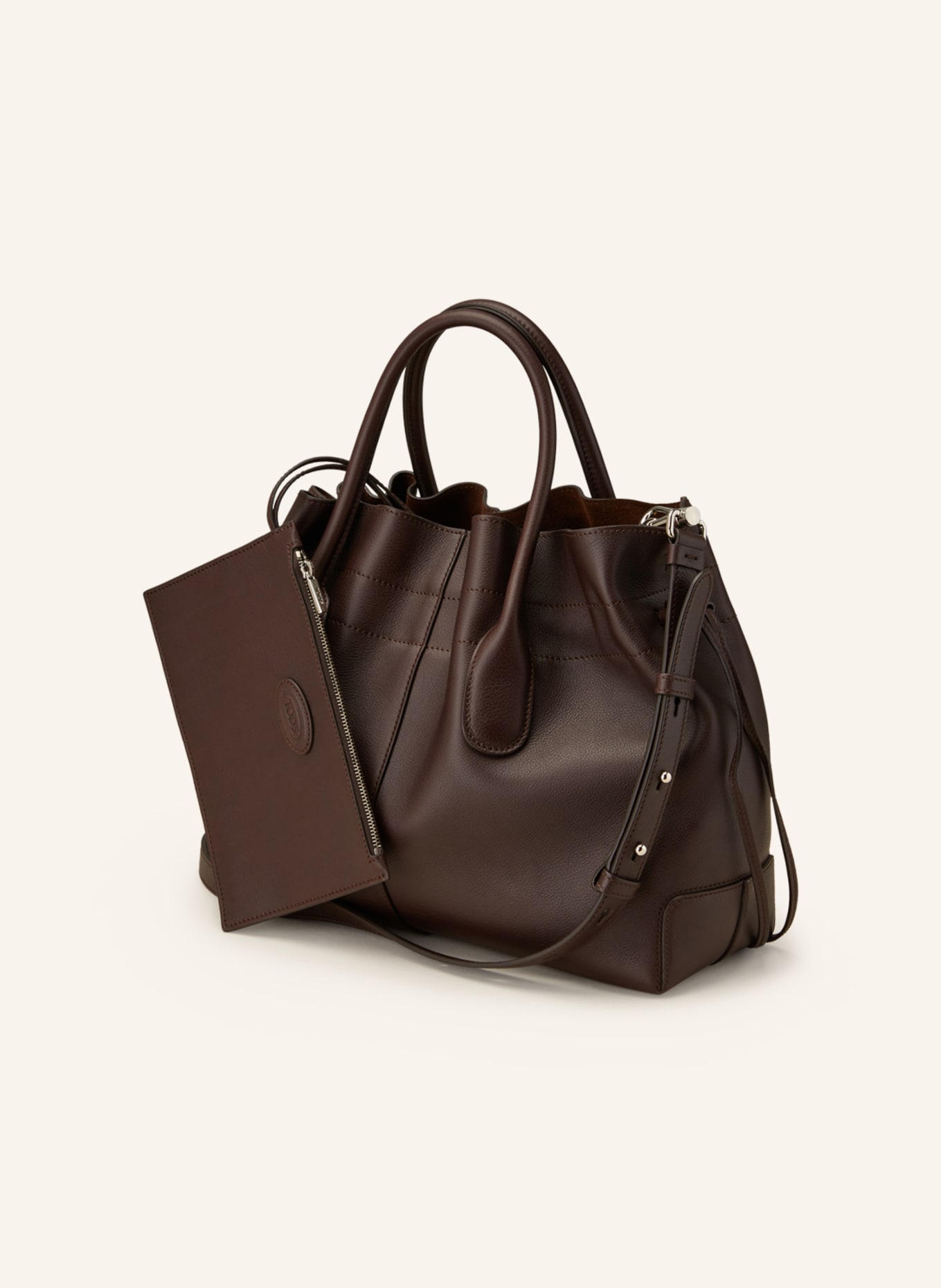 TOD'S Handbag DI SMALL, Color: DARK BROWN (Image 2)