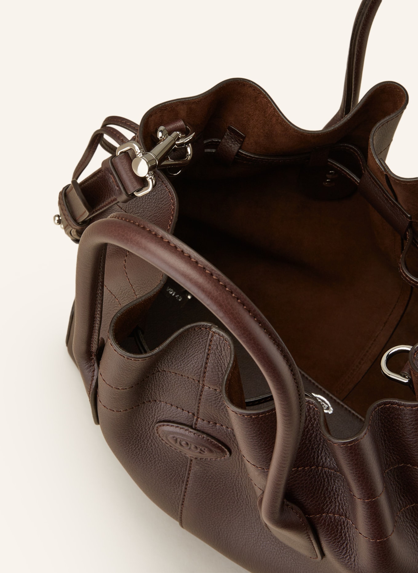 TOD'S Handbag DI SMALL, Color: DARK BROWN (Image 3)