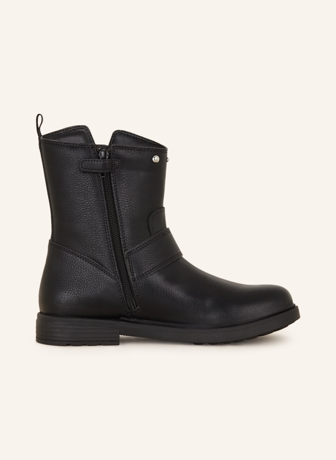 GEOX Biker Boots J ECLAIR: SCHWARZ