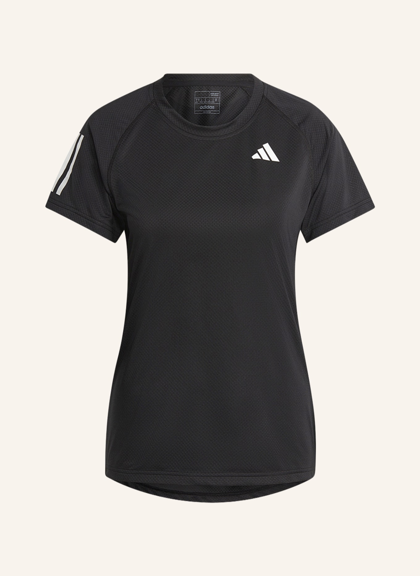 adidas T-Shirt CLUB mit Mesh, Farbe: SCHWARZ (Bild 1)