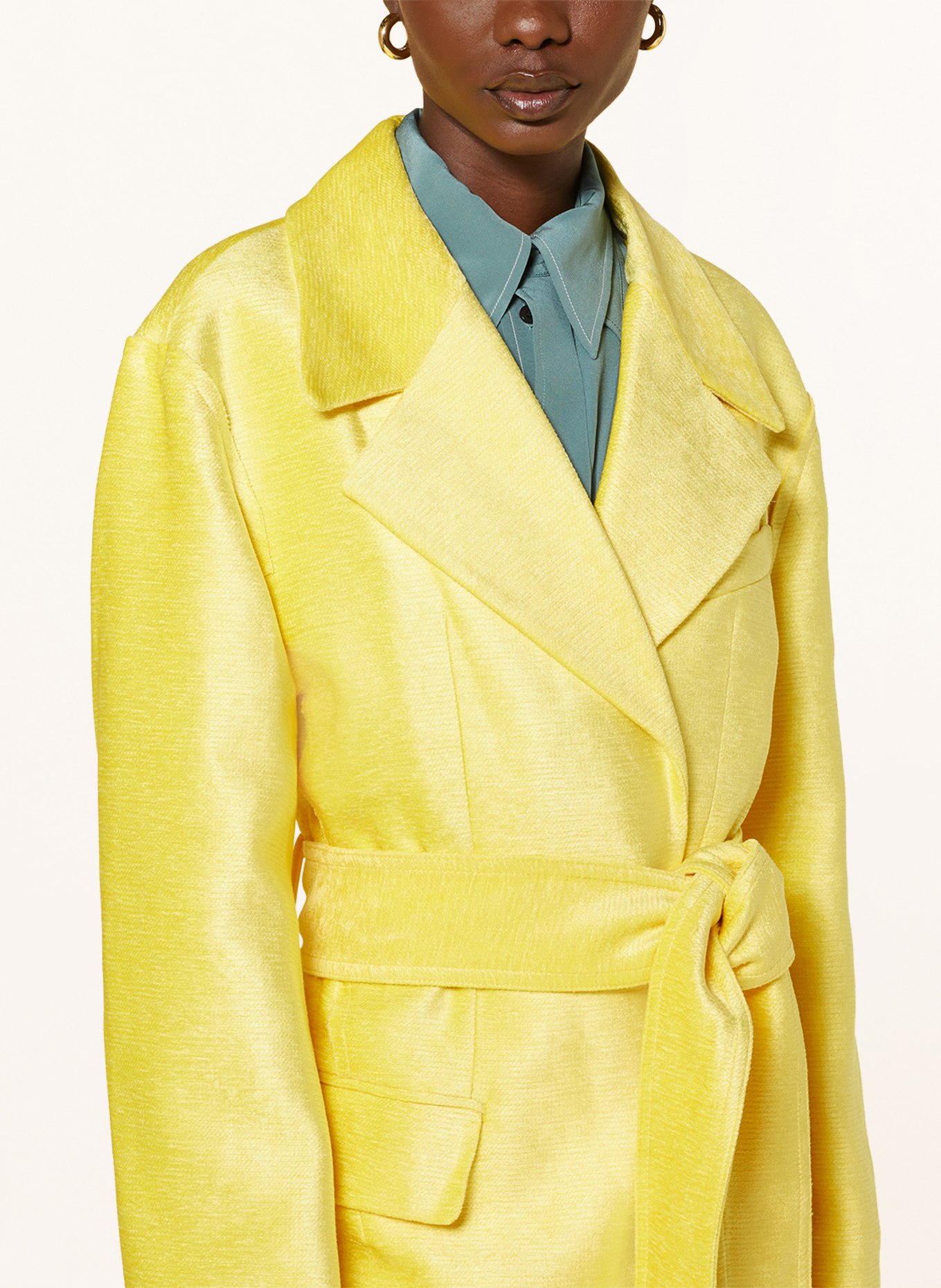 VICTORIABECKHAM Coat, Color: YELLOW (Image 4)