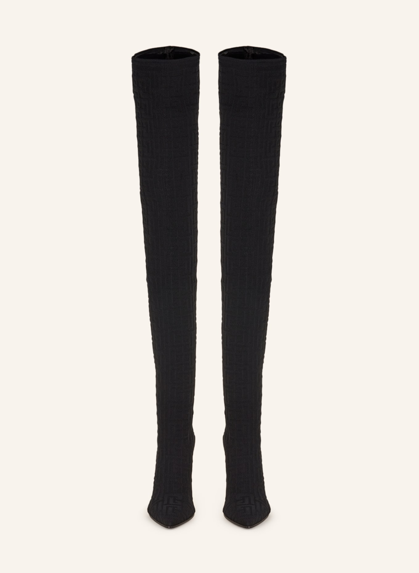 BALMAIN Over the knee boots, Color: BLACK (Image 3)