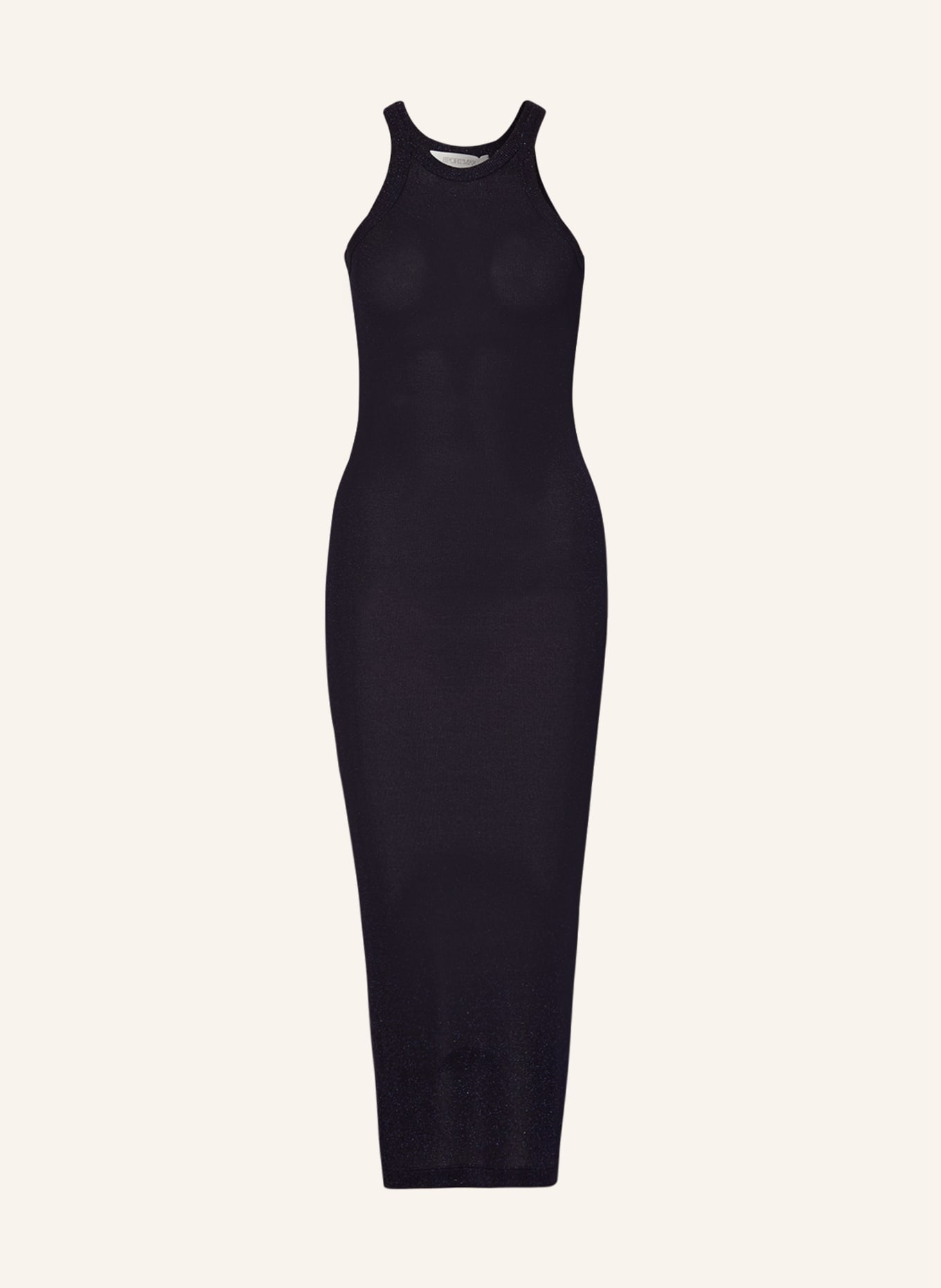 SPORTMAX Pletené šaty DERUTA s třpytivou přízí, Barva: TMAVĚ MODRÁ (Obrázek 1)