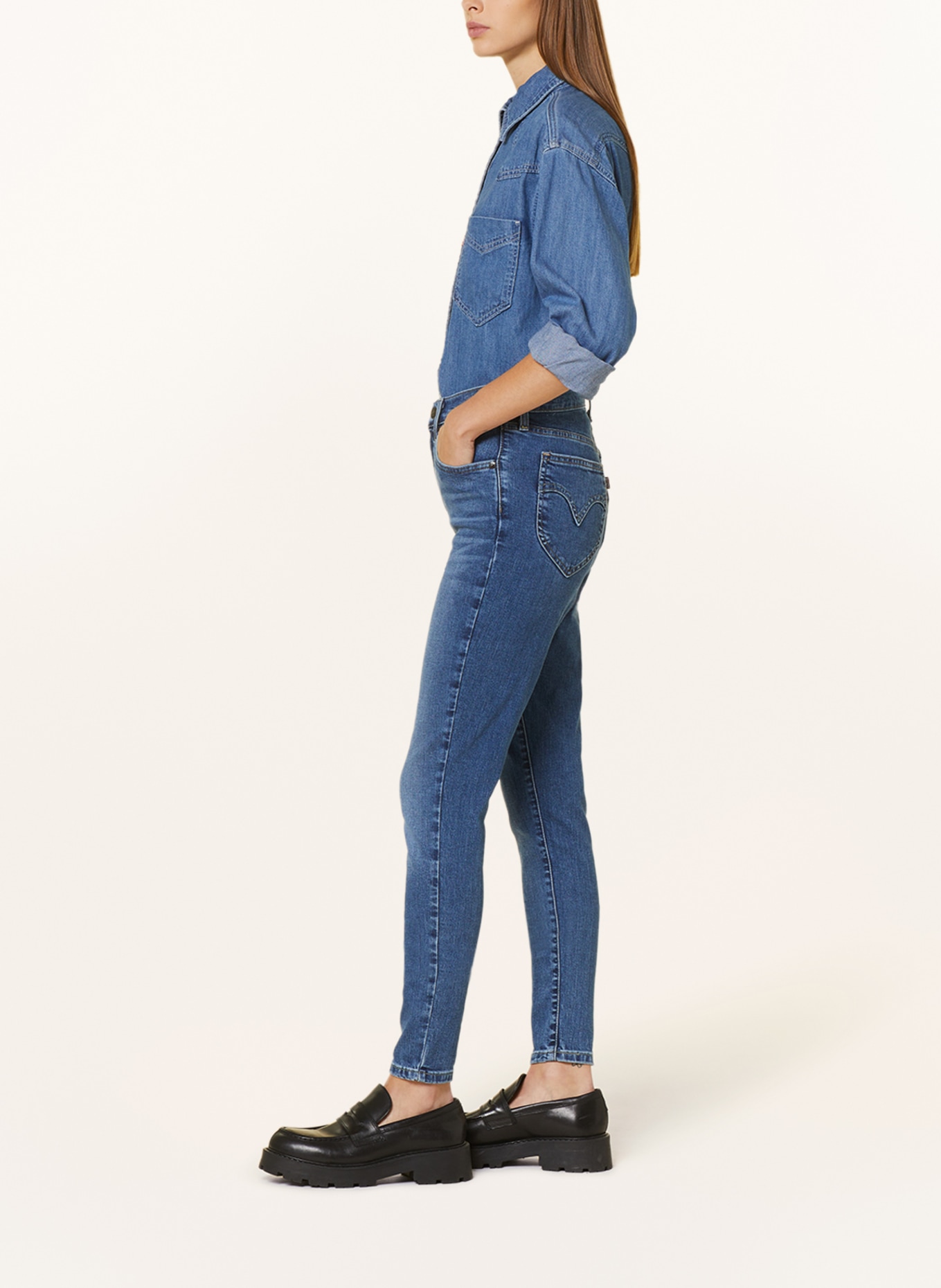 Levi's® Skinny Jeans, Farbe: 08 Med Indigo - Worn In (Bild 4)