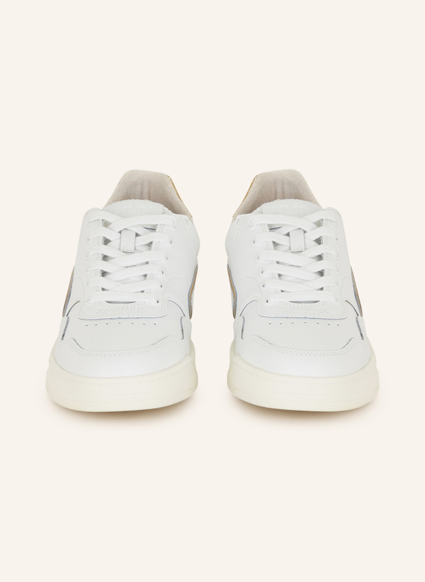 HUB Sneakers COURT, Color: WHITE/ CAMEL (Image 3)