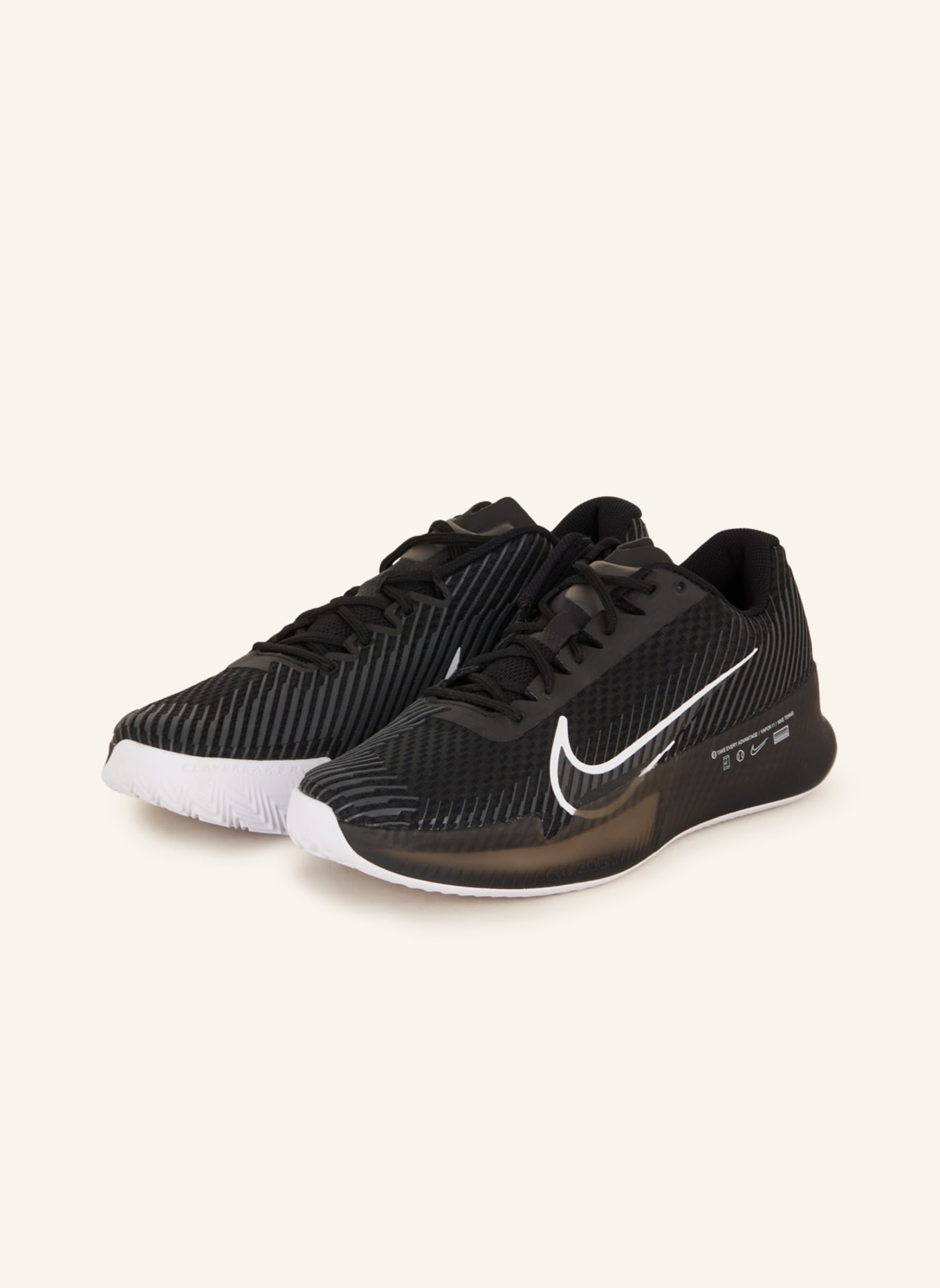 Nike Tennisschuhe NIKECOURT AIR ZOOM VAPOR 11, Farbe: SCHWARZ (Bild 1)