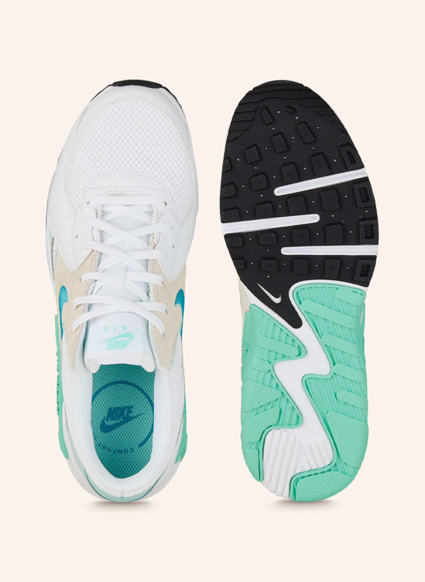 Nike Sneaker AIR MAX EXCEE, Farbe: WEISS/ MINT/ HELLBLAU (Bild 5)