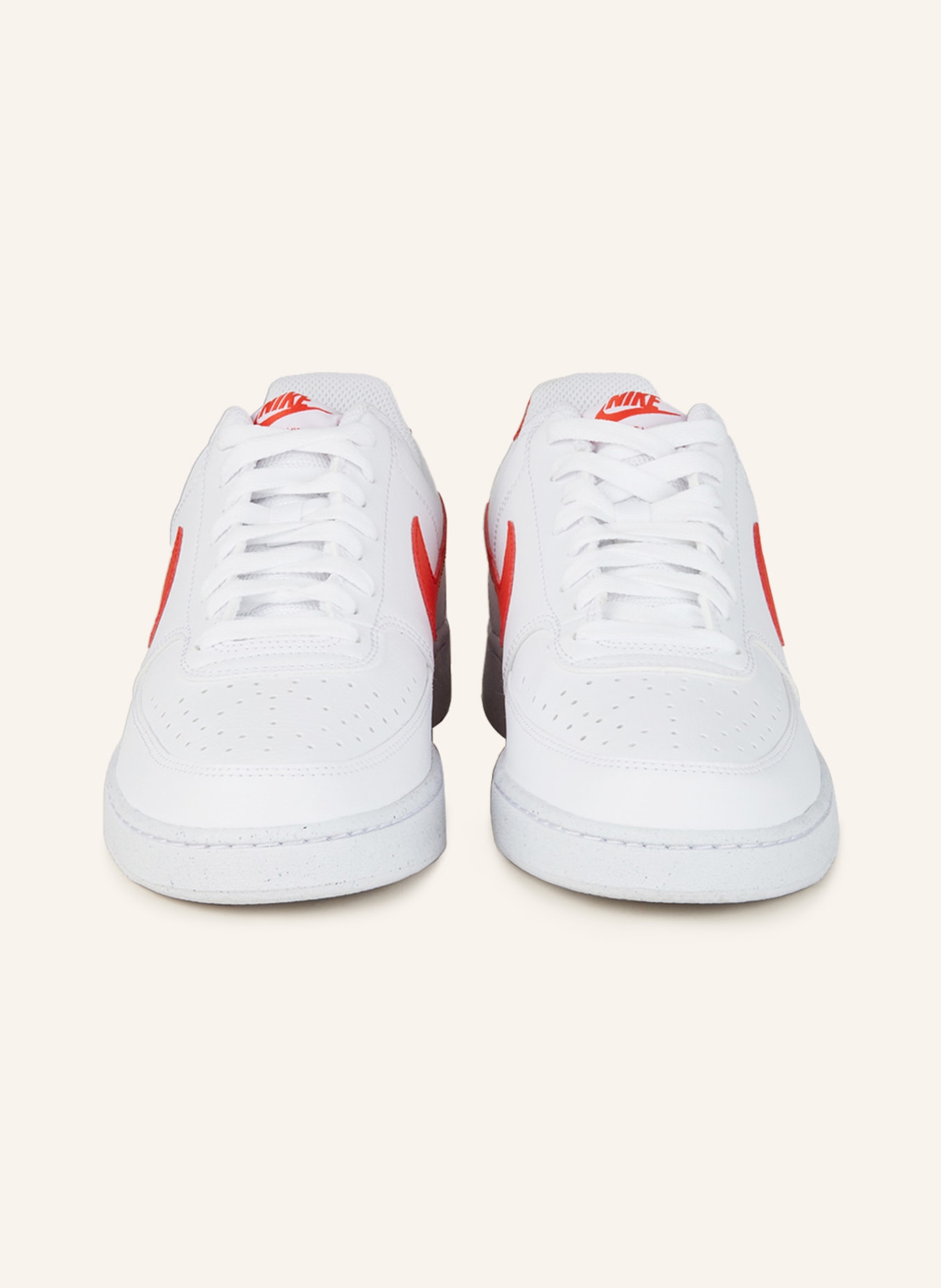 Nike Sneaker COURT VISION LOW, Farbe: WEISS/ ROT (Bild 3)