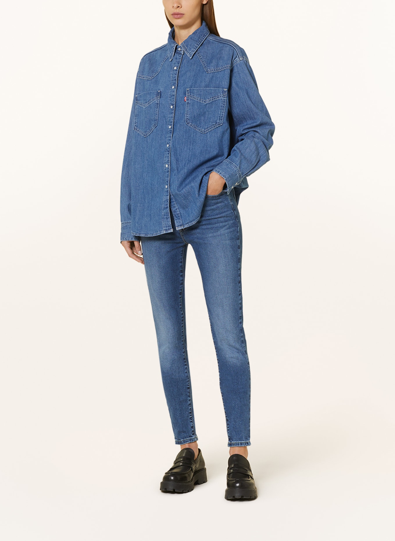 Levi's® Bluzka jeansowa DONOVAN, Kolor: 08 Med Indigo - Flat Finish (Obrazek 2)