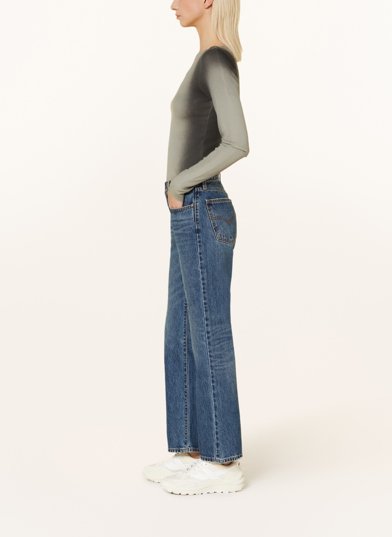 Levi's® Straight Jeans MIDDY, Farbe: 01 Dark Indigo - Worn In (Bild 4)