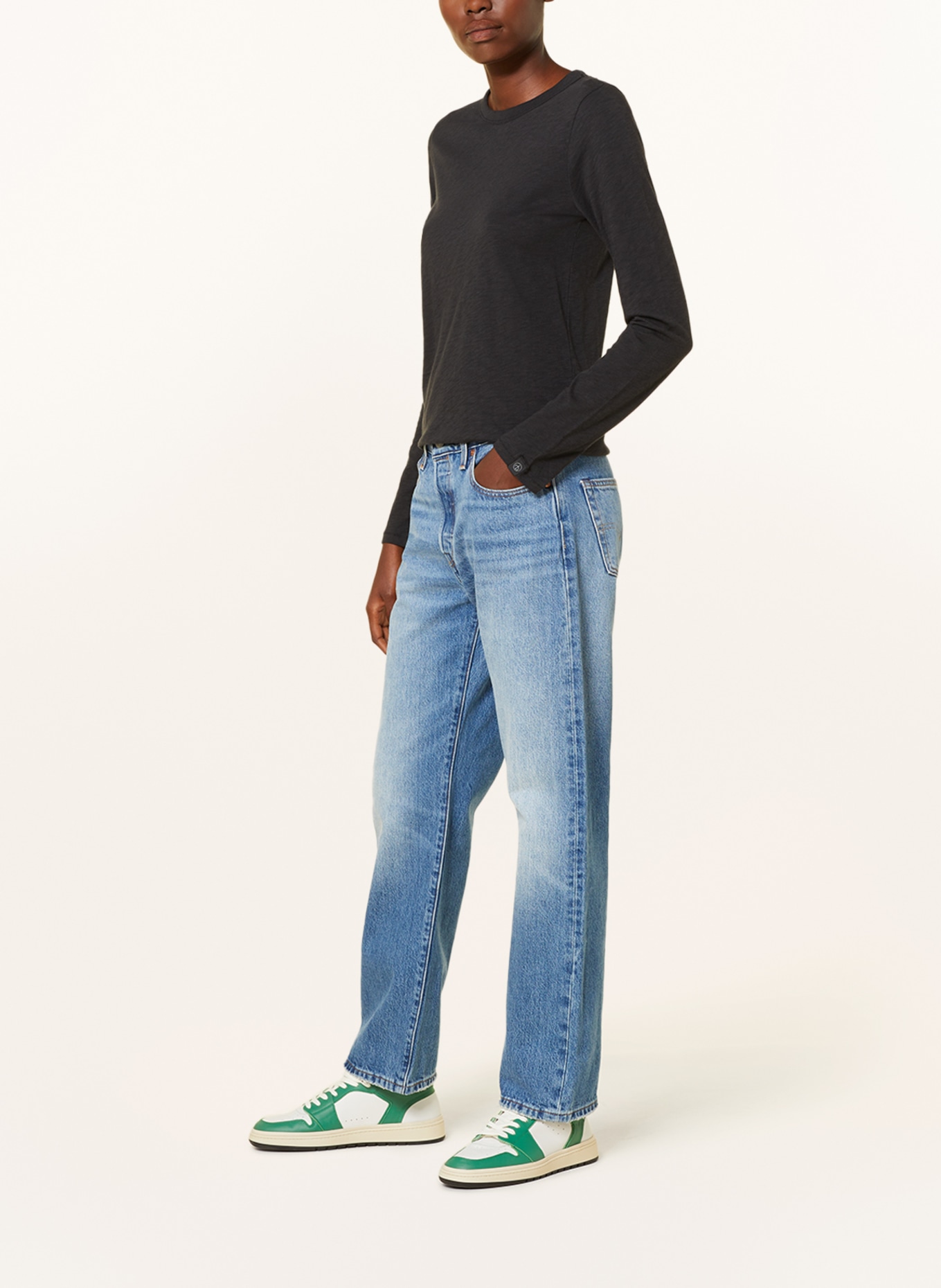 Levi's® Straight Jeans 501, Farbe: 26 Med Indigo - Worn In (Bild 4)