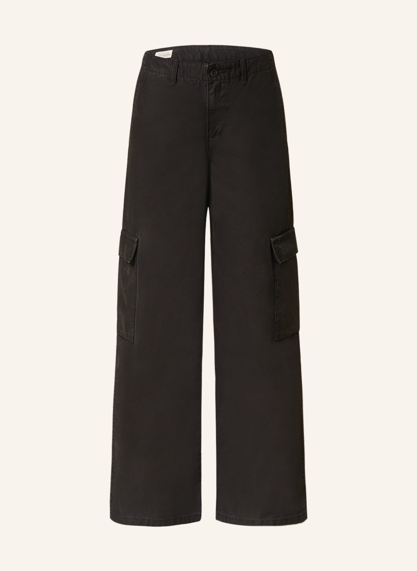 Levi's® Cargo pants BAGGY CARGO METEORITE, Color: BLACK (Image 1)