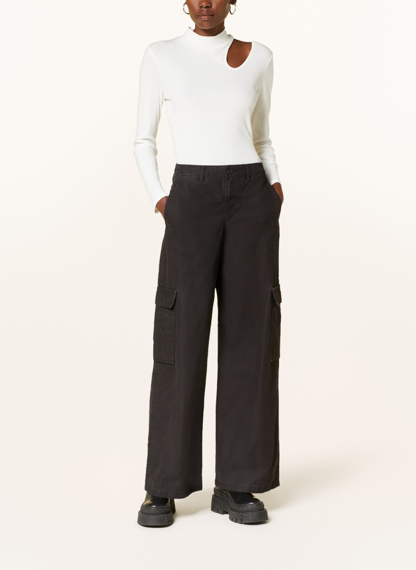 Levi's® Cargo pants BAGGY CARGO METEORITE, Color: BLACK (Image 2)