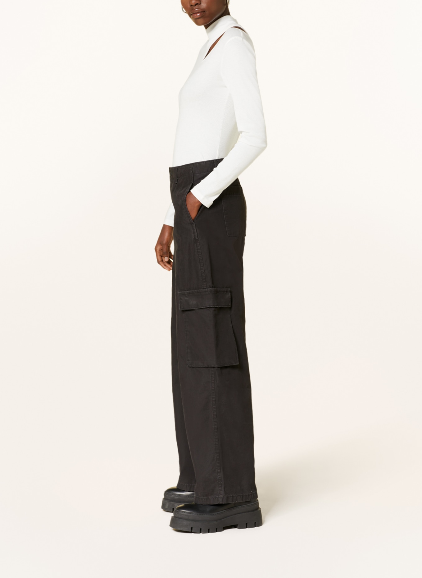 Levi's® Cargo pants BAGGY CARGO METEORITE, Color: BLACK (Image 4)