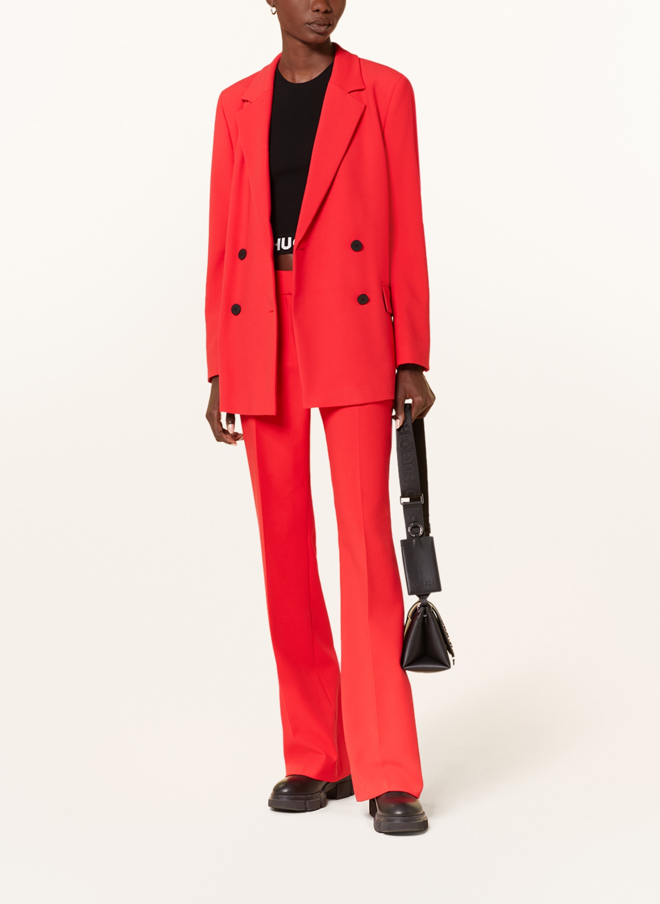 HUGO Long blazer AVANI, Color: RED (Image 2)