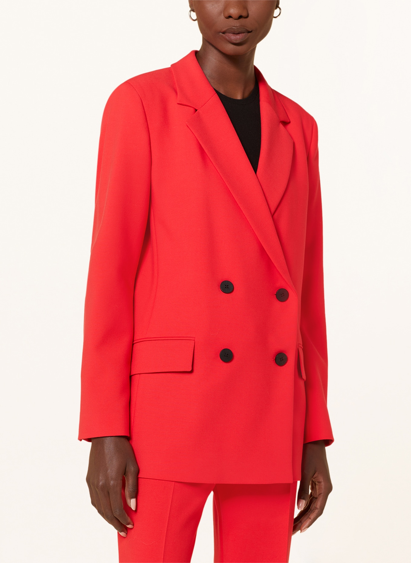 HUGO Long blazer AVANI, Color: RED (Image 4)