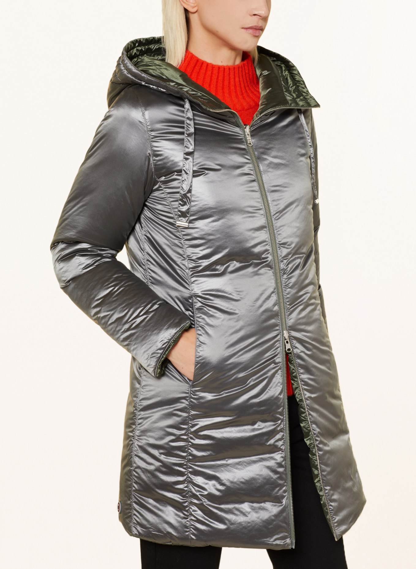 COLMAR Reversible down coat, Color: KHAKI (Image 6)