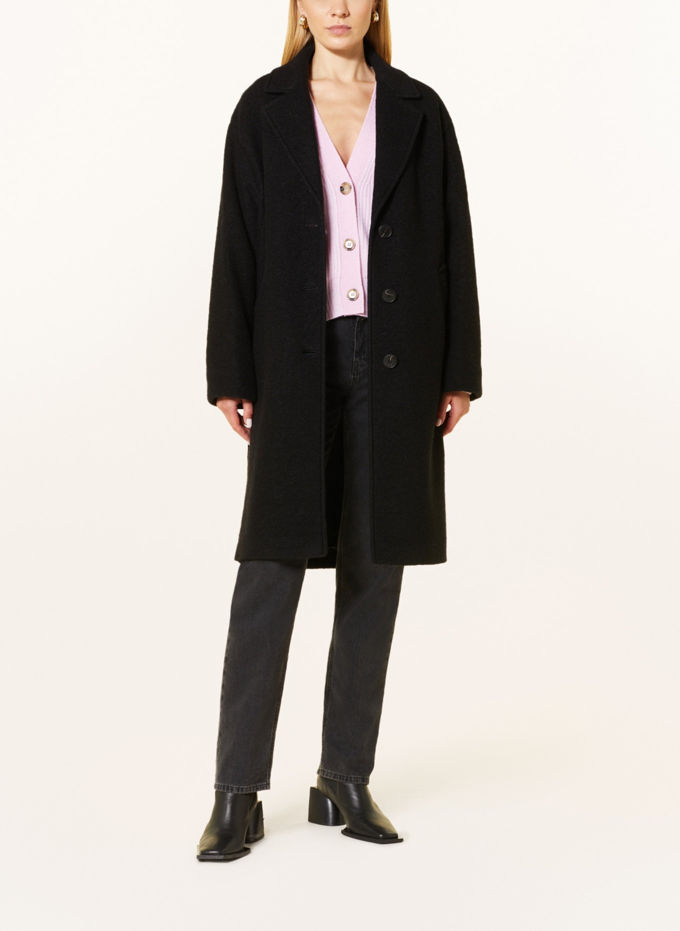 darling harbour Coat, Color: 0100 SCHWARZ (Image 2)