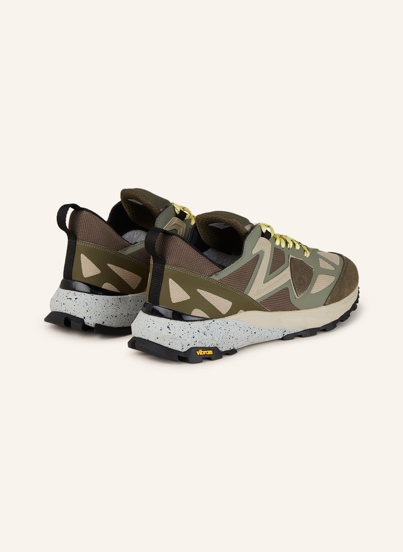 PHILIPPE MODEL Sneakers ROCX, Color: OLIVE/ KHAKI (Image 2)
