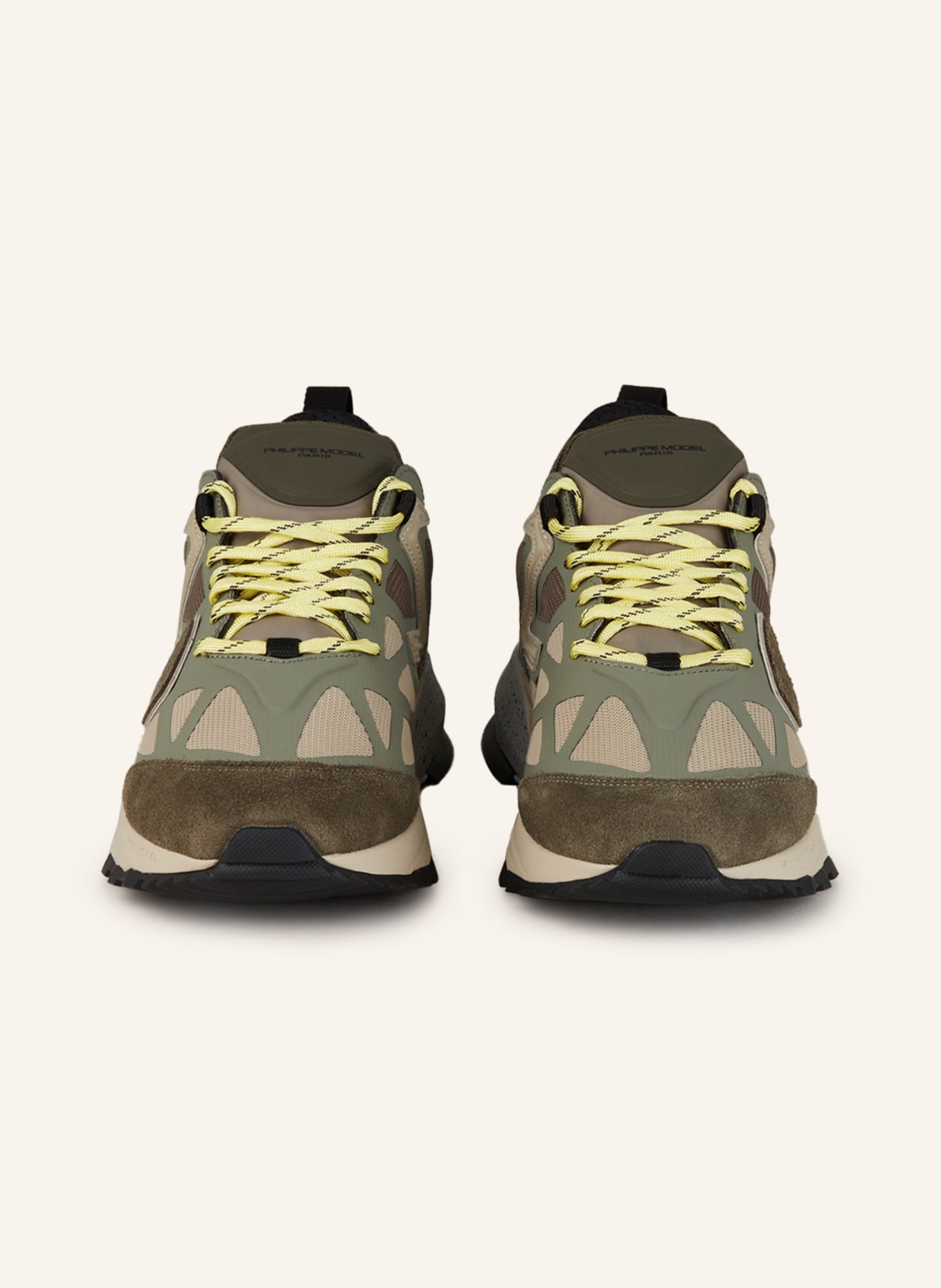 PHILIPPE MODEL Sneakers ROCX, Color: OLIVE/ KHAKI (Image 3)
