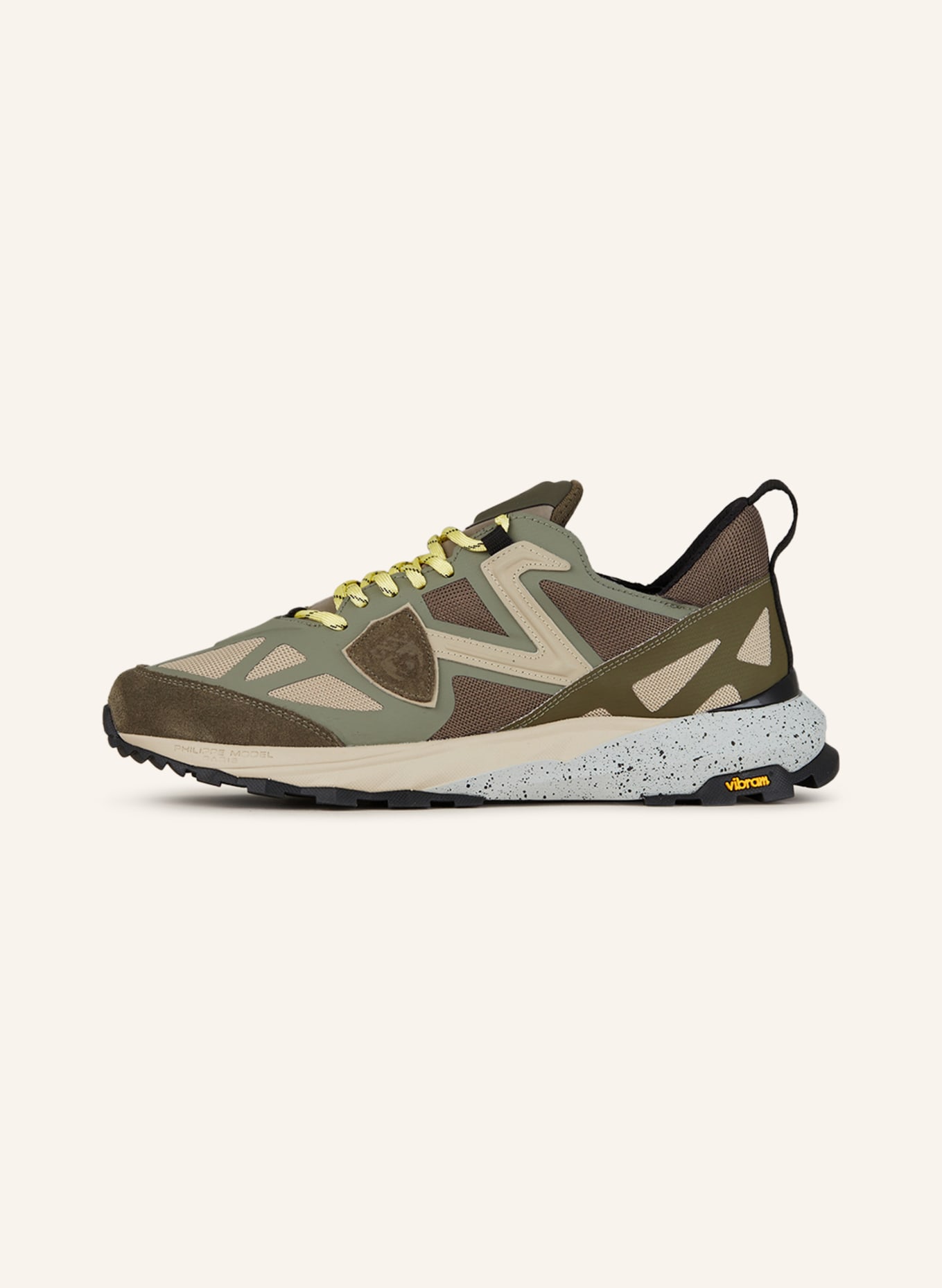 PHILIPPE MODEL Sneakers ROCX, Color: OLIVE/ KHAKI (Image 4)
