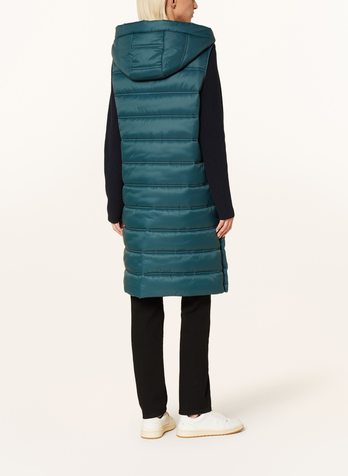 Marc O'Polo Quilted vest, Color: TEAL (Image 3)