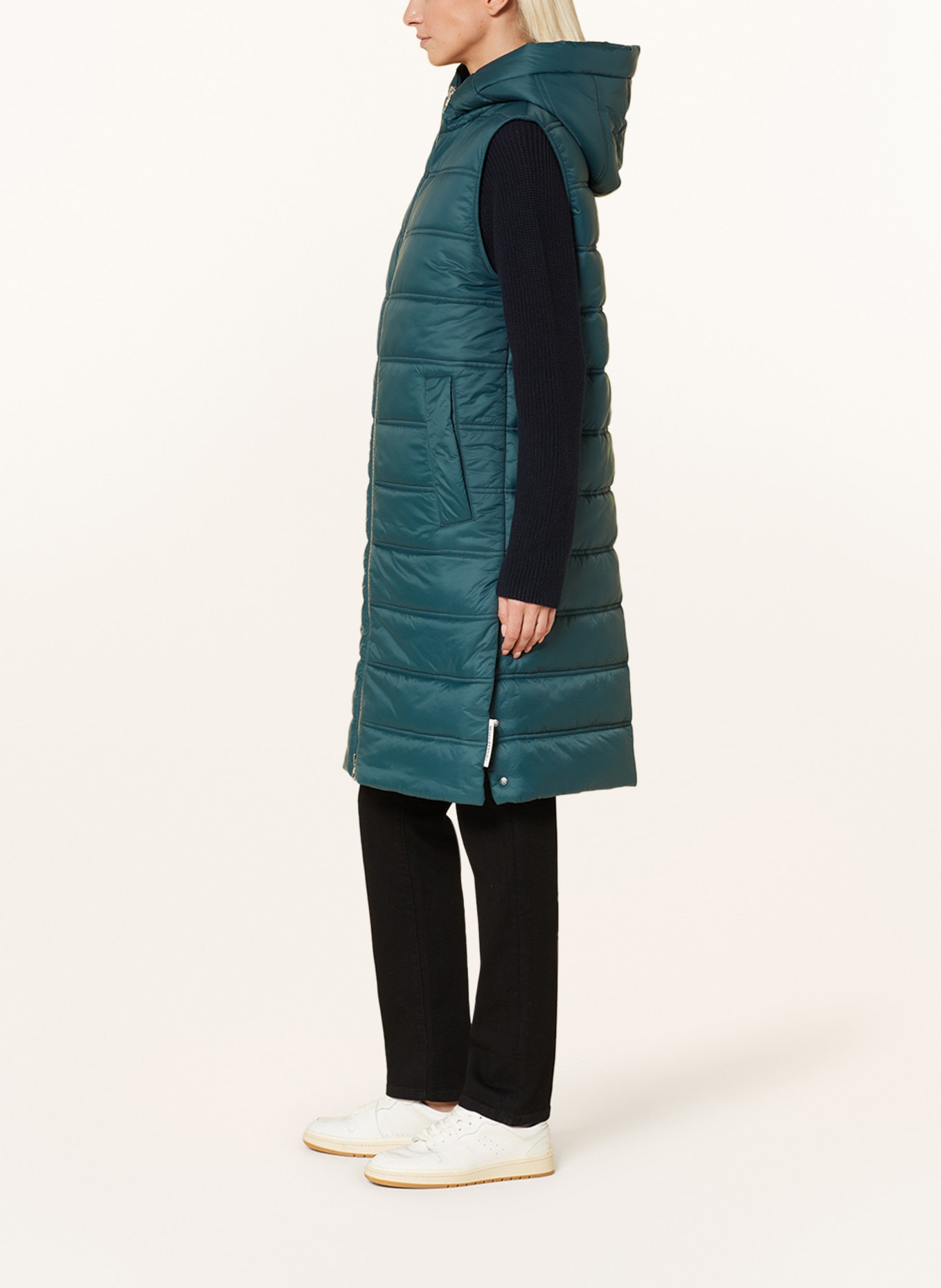 Marc O'Polo Quilted vest, Color: TEAL (Image 4)