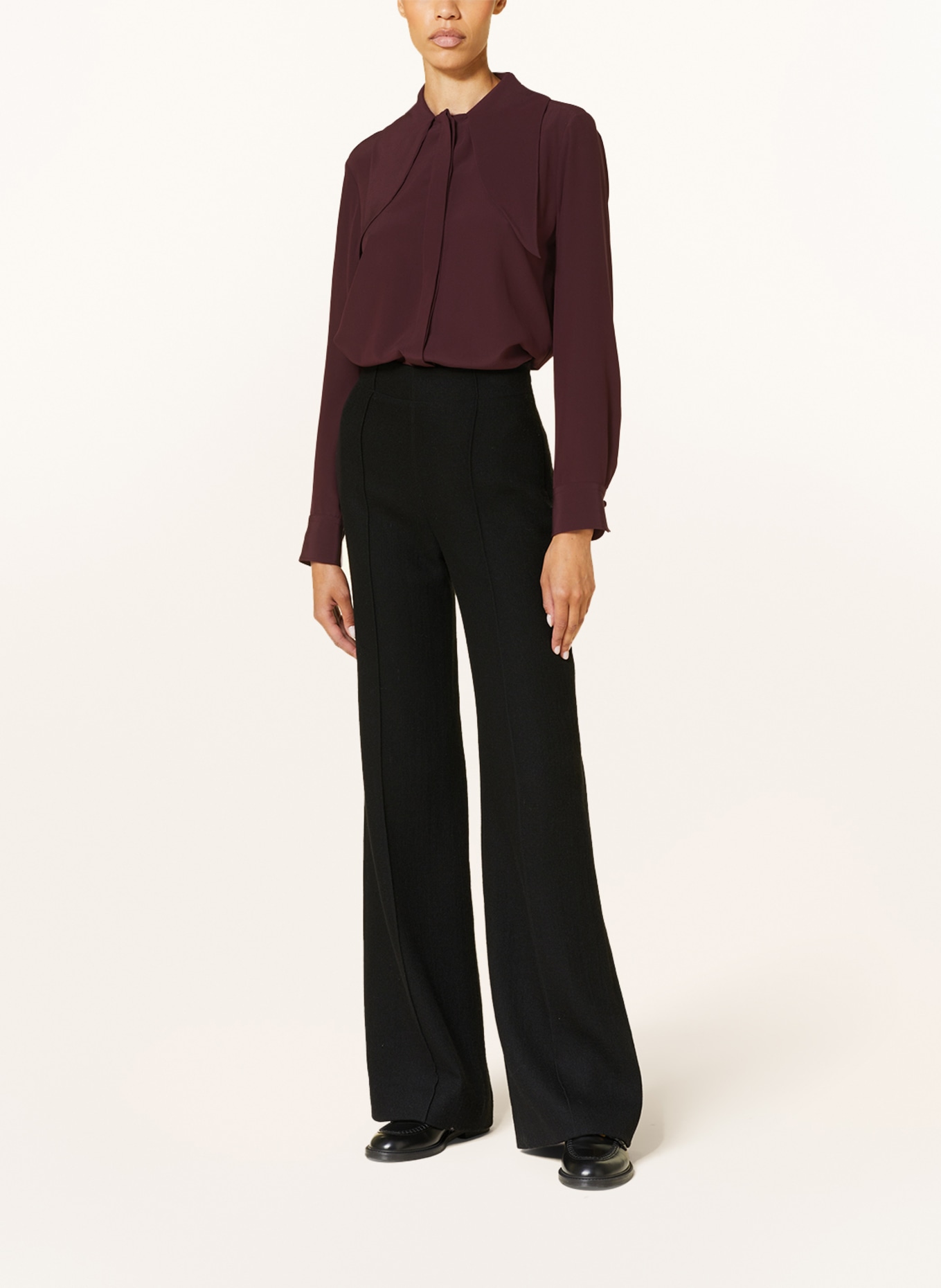 Chloé Shirt blouse in silk, Color: DARK RED (Image 3)