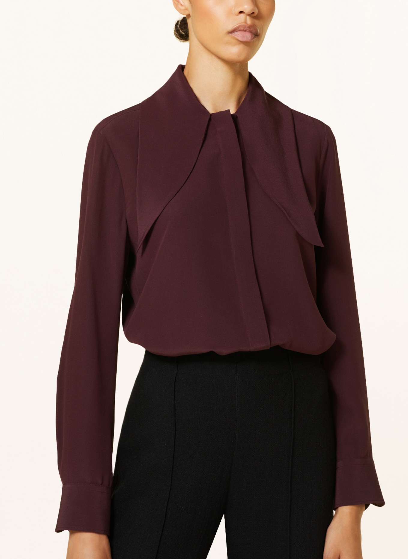 Chloé Shirt blouse in silk, Color: DARK RED (Image 5)