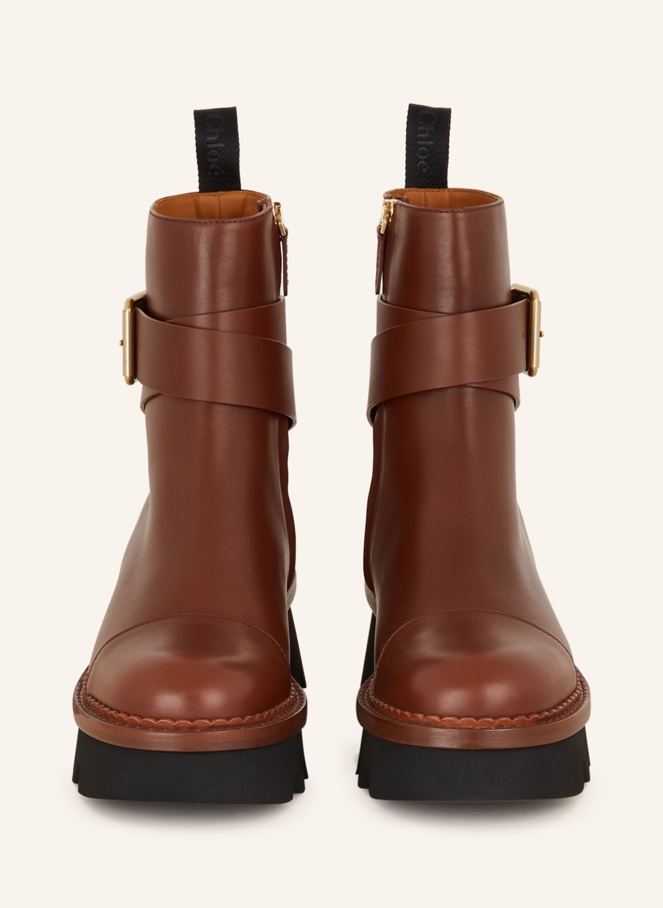 Chloé Plateau-Boots OWENA, Farbe: 25L BRUNET BROWN (Bild 3)