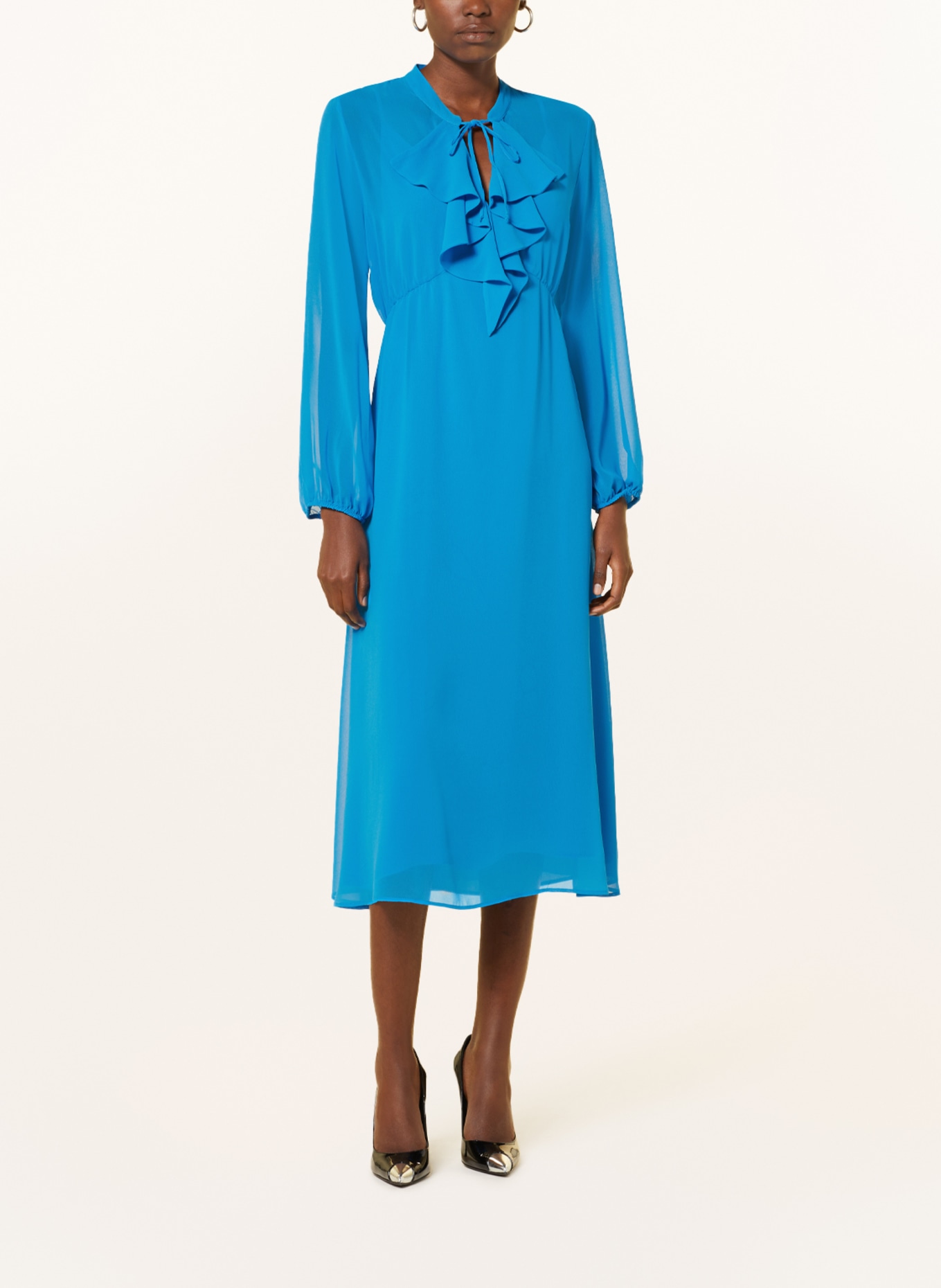 ELENA MIRO Dress, Color: NEON BLUE (Image 2)
