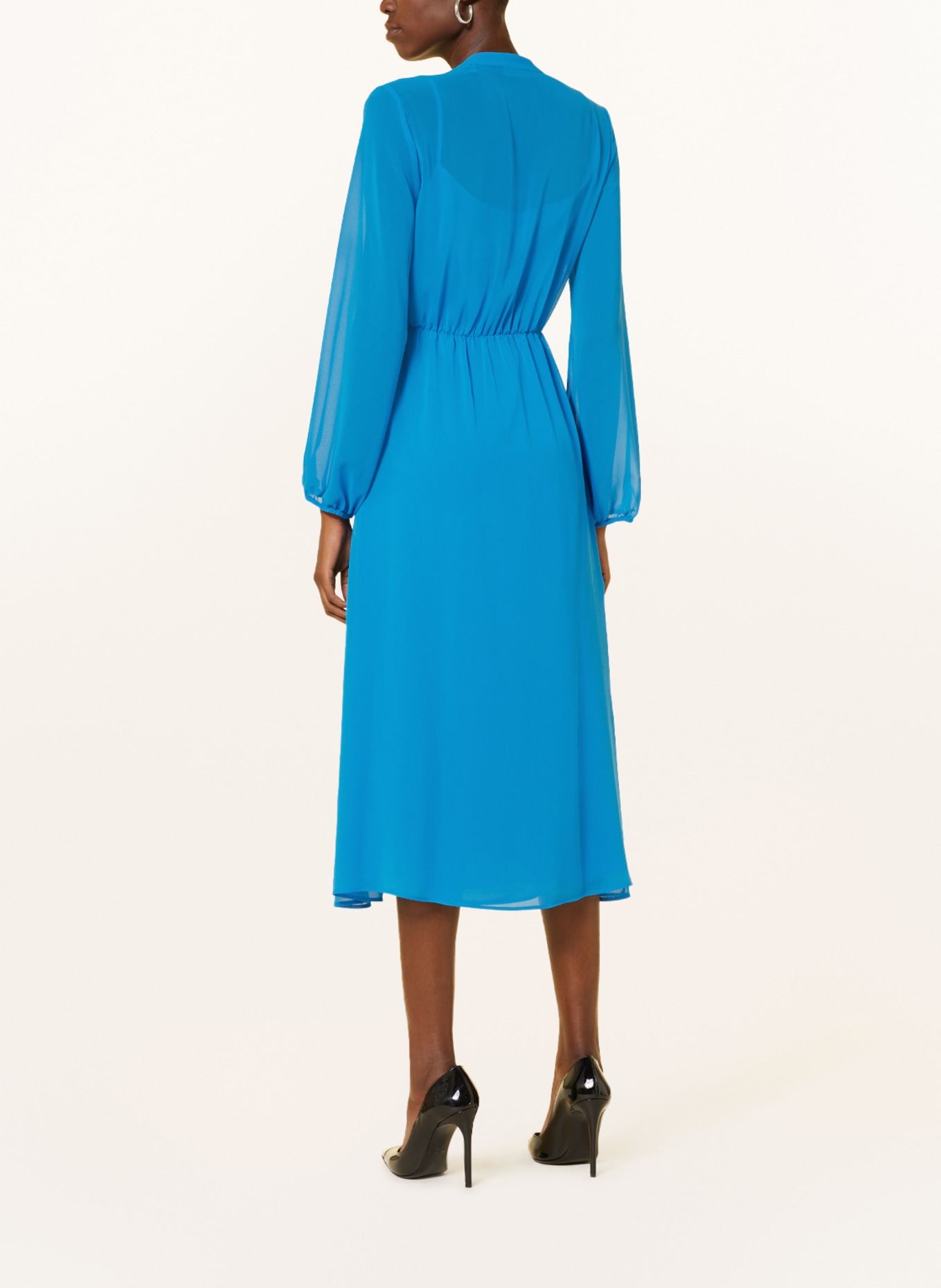 ELENA MIRO Dress, Color: NEON BLUE (Image 3)