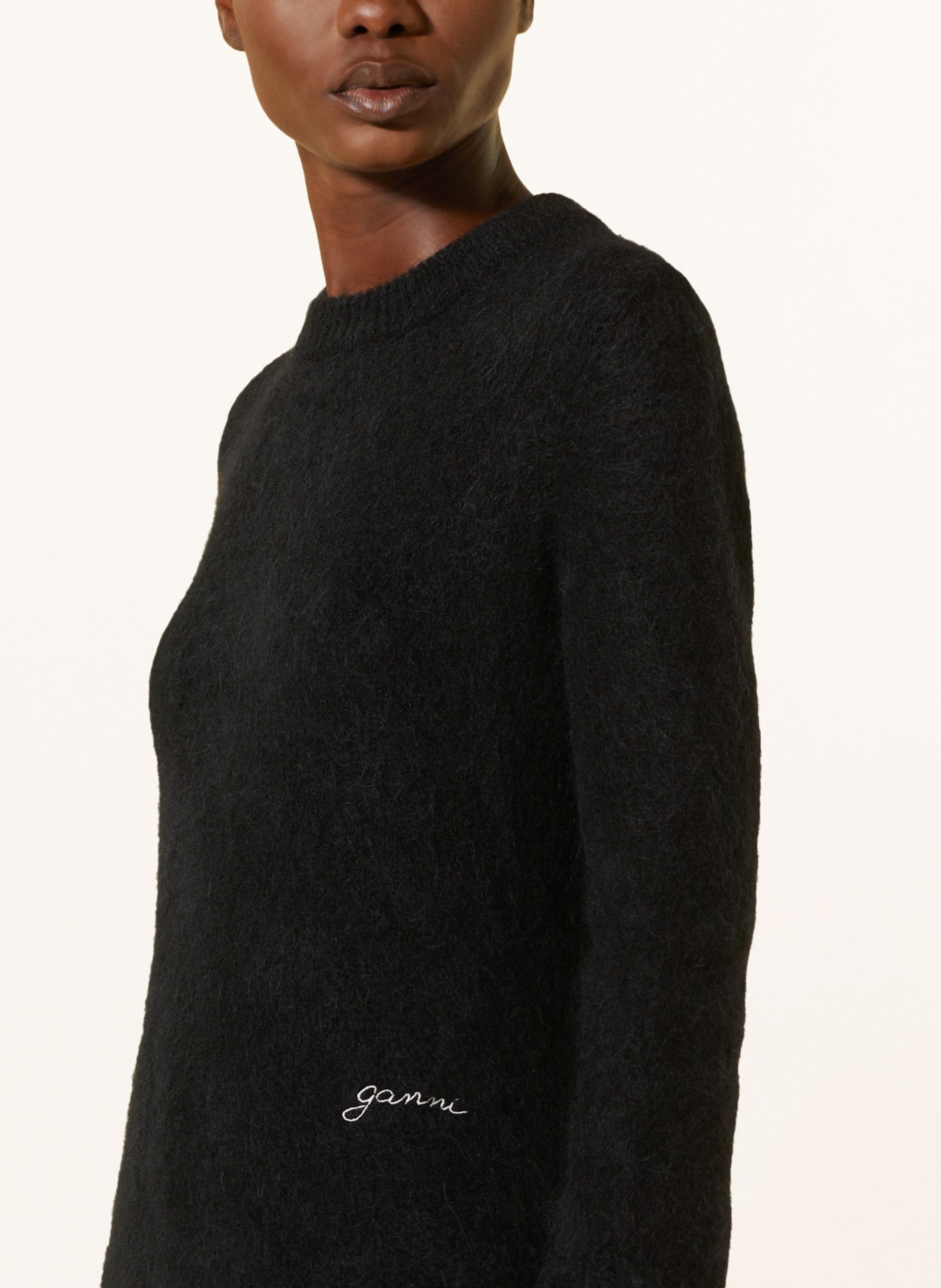 GANNI Pullover, Farbe: SCHWARZ (Bild 4)