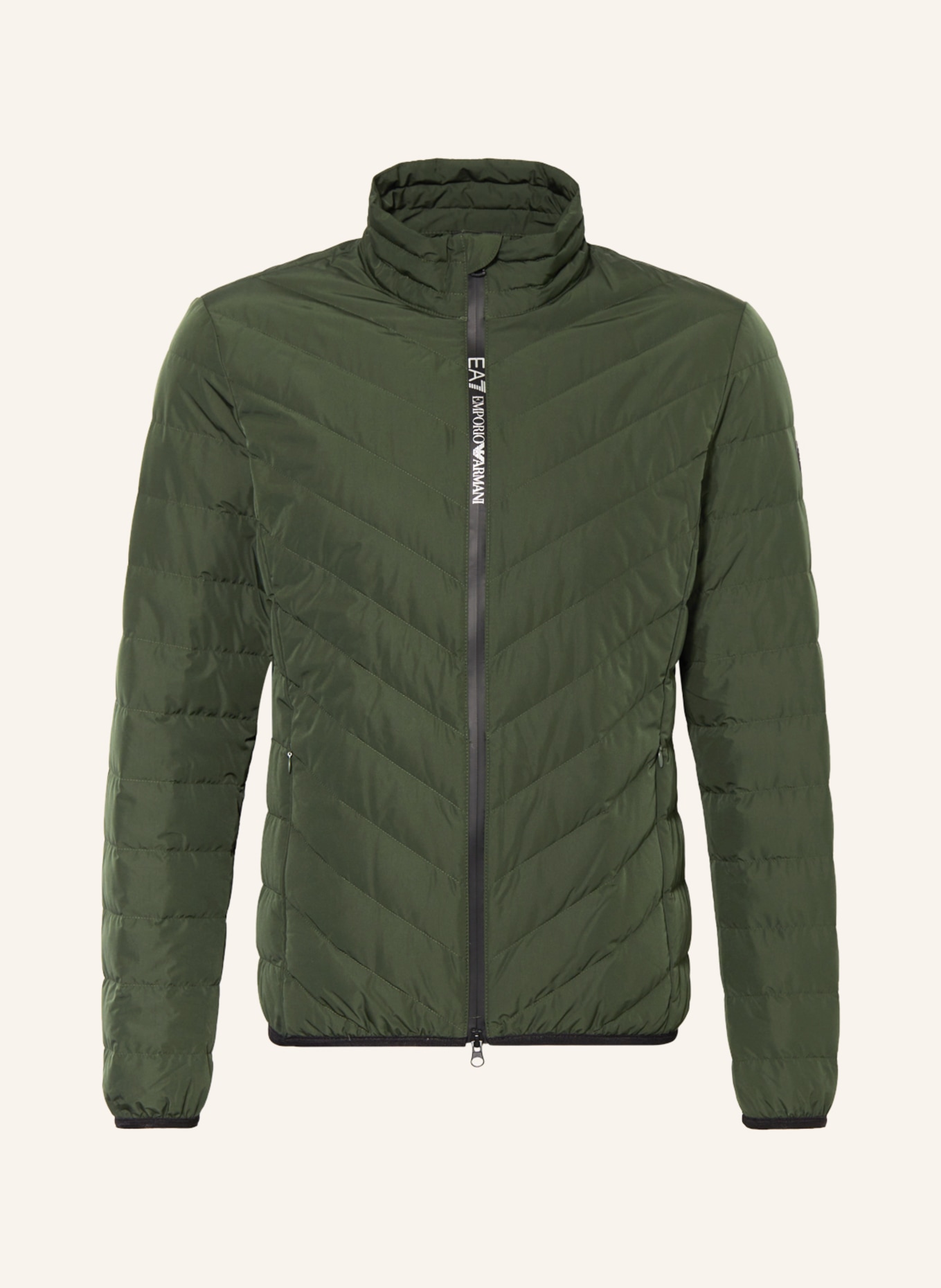 EA7 EMPORIO ARMANI Lightweight down jacket, Color: DARK GREEN (Image 1)