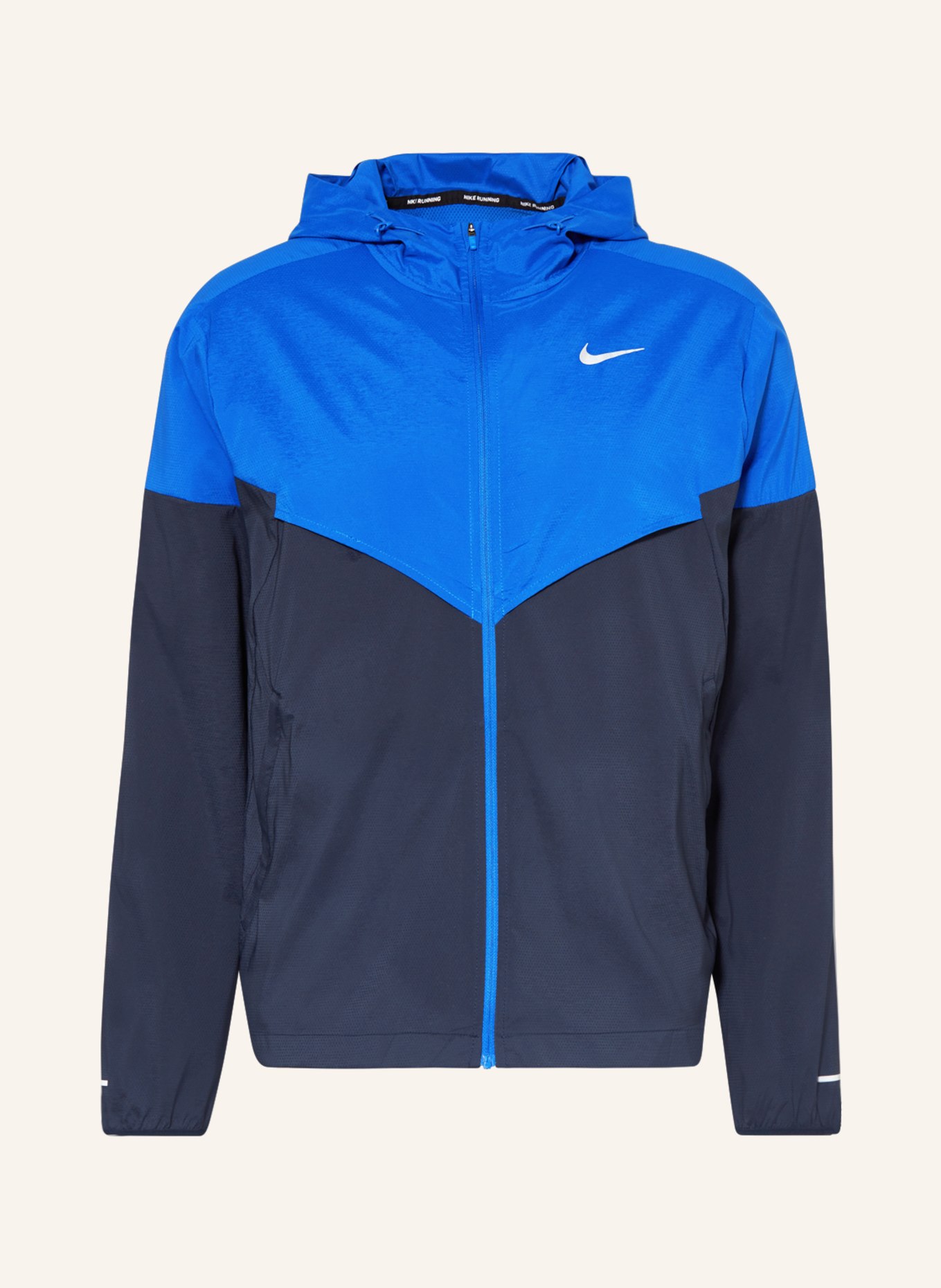 Nike Běžecká bunda WINDRUNNER, Barva: TMAVĚ MODRÁ/ MODRÁ (Obrázek 1)