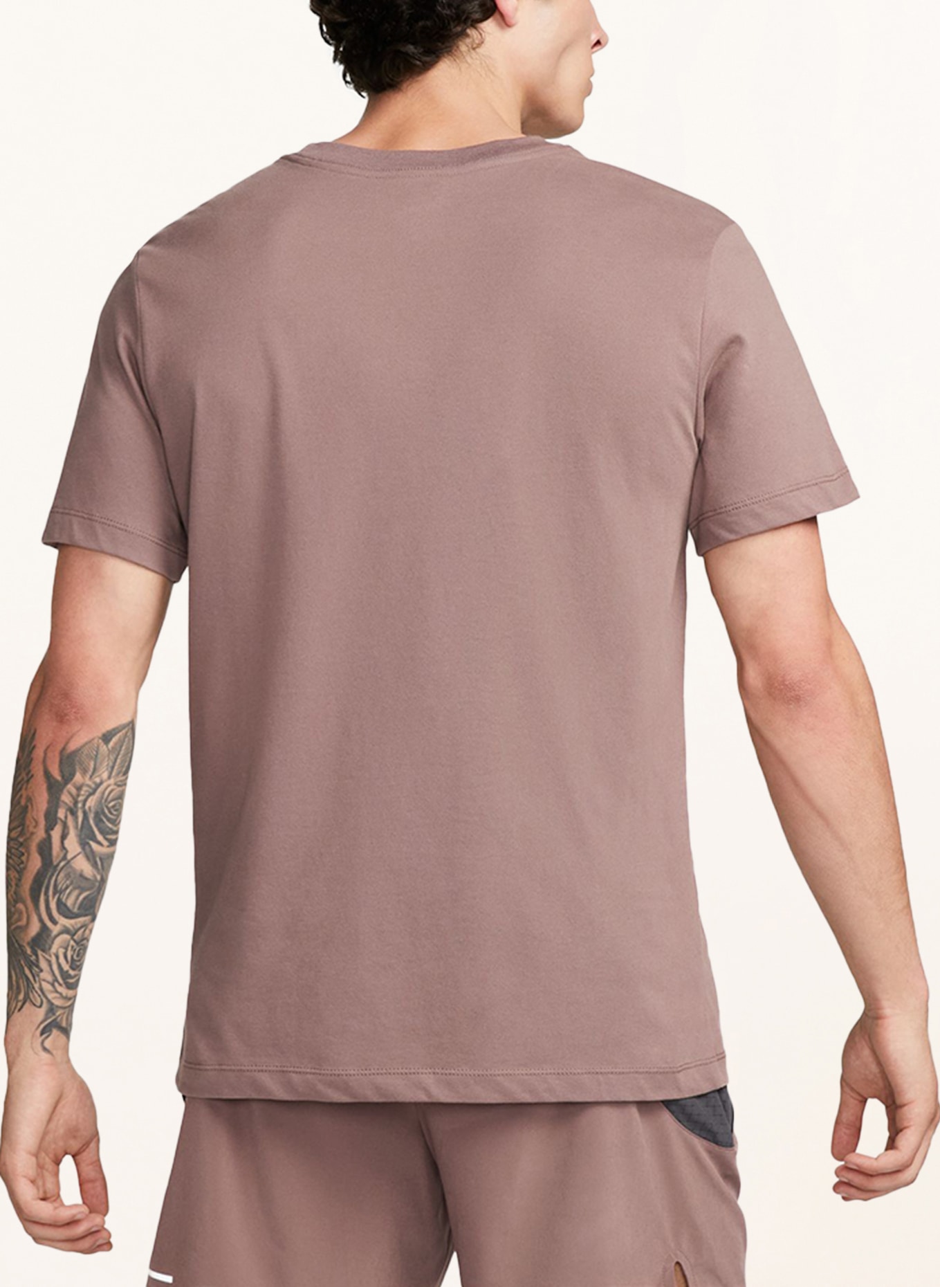 Nike Running shirt DRI-FIT, Color: BROWN/ LIGHT PINK (Image 3)
