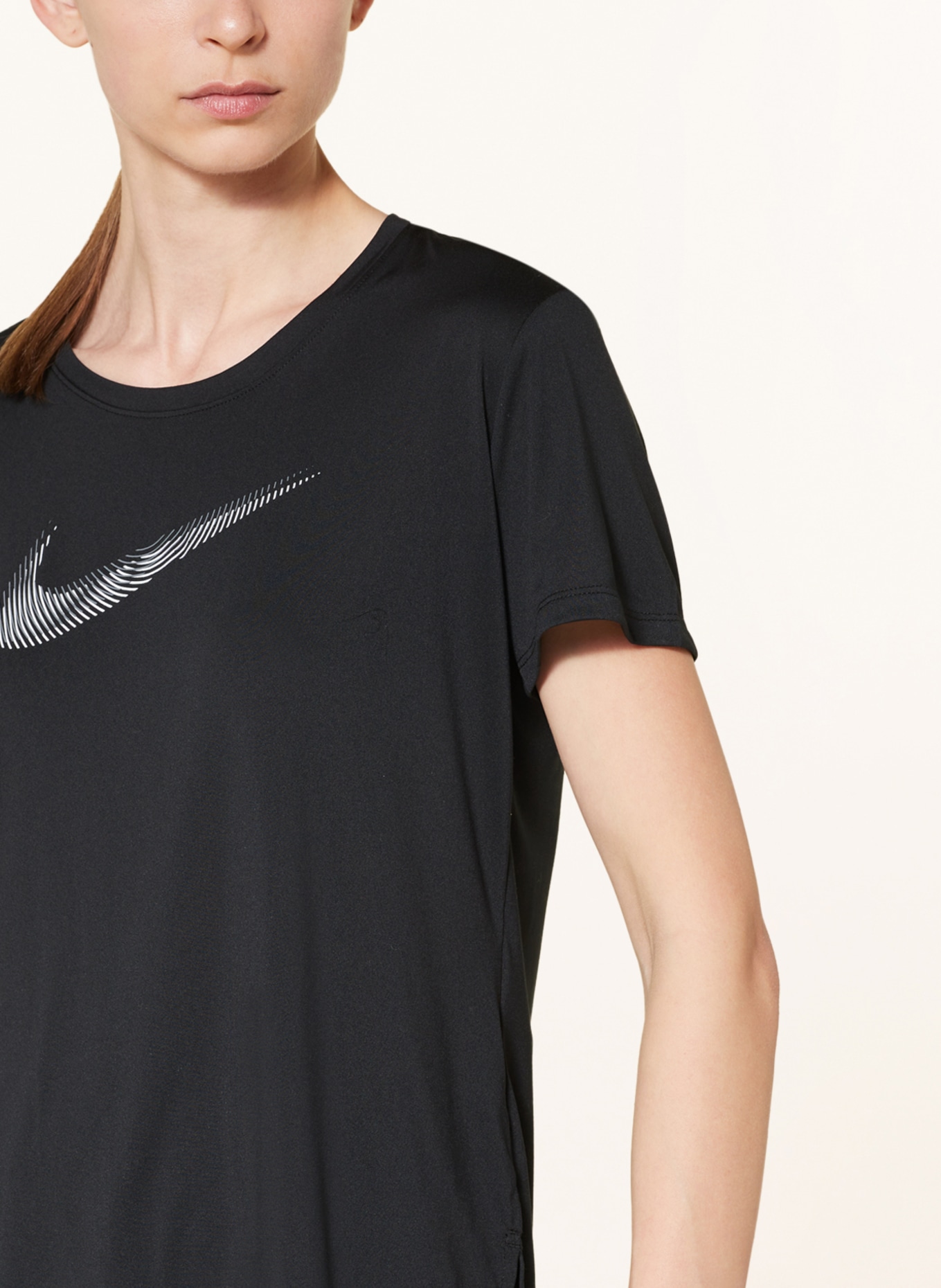 Nike Laufshirt DRI-FIT in schwarz